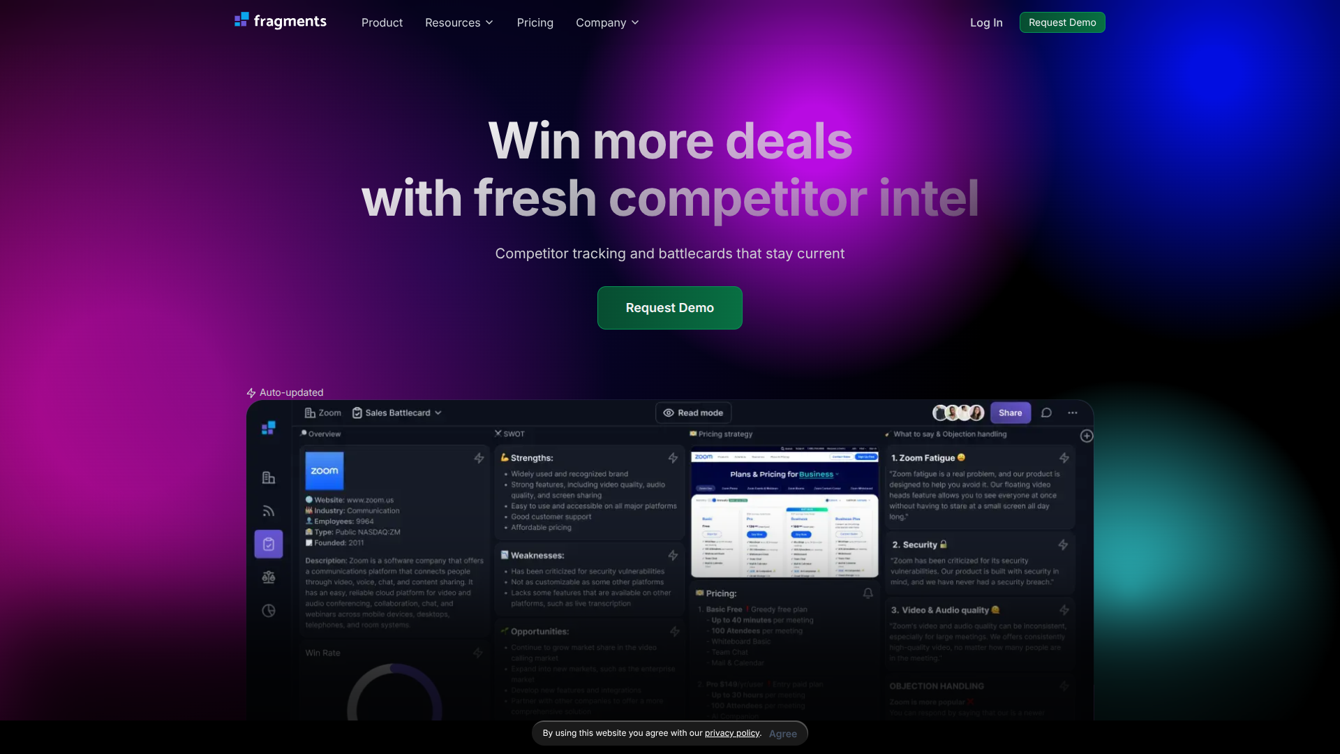 Fragments.ai screenshot