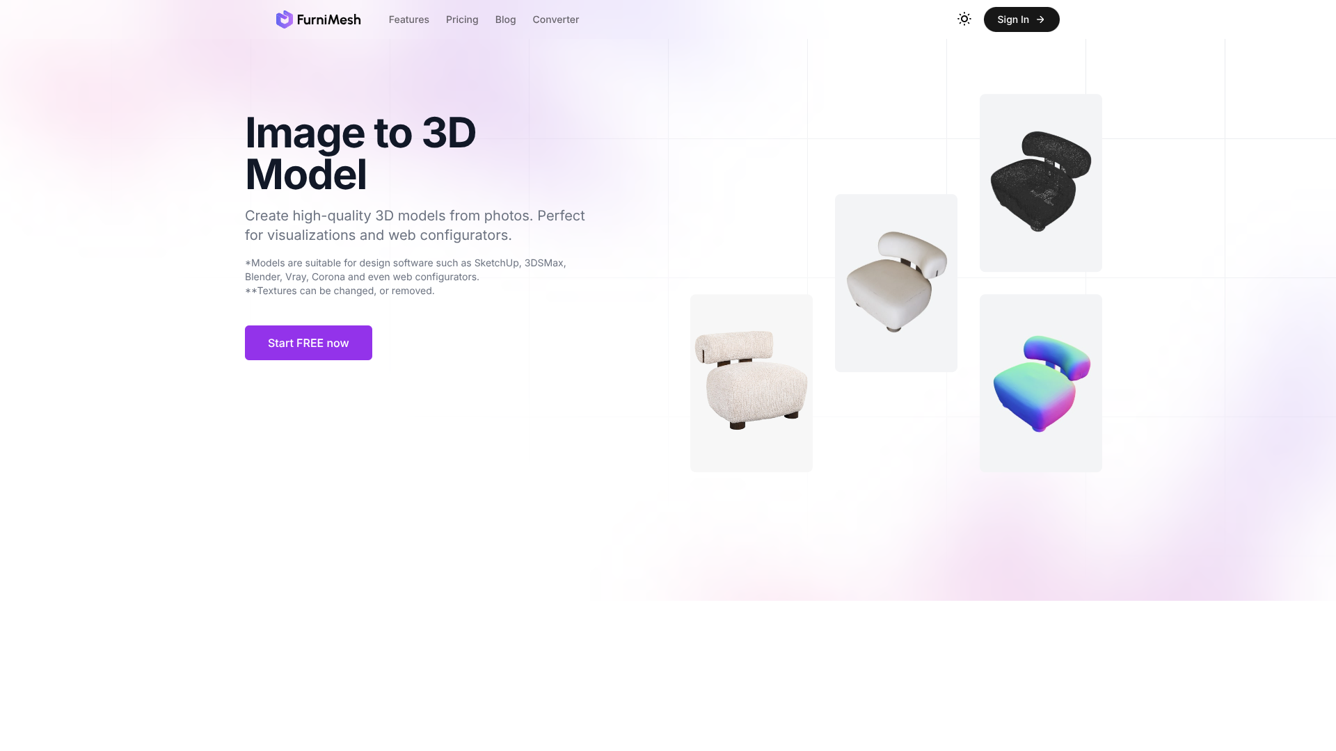 FurniMesh screenshot