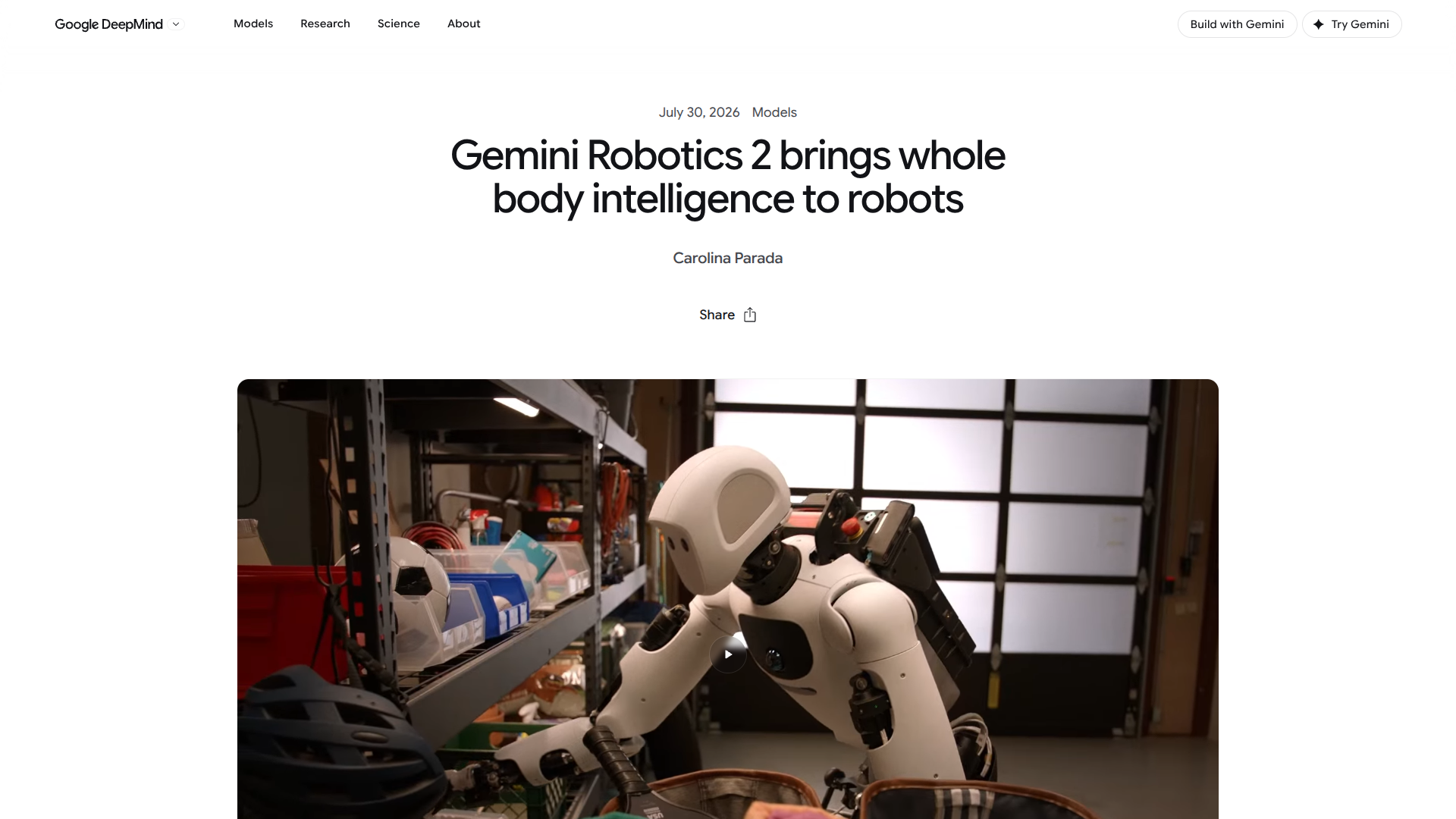 Gemini Robotics 2