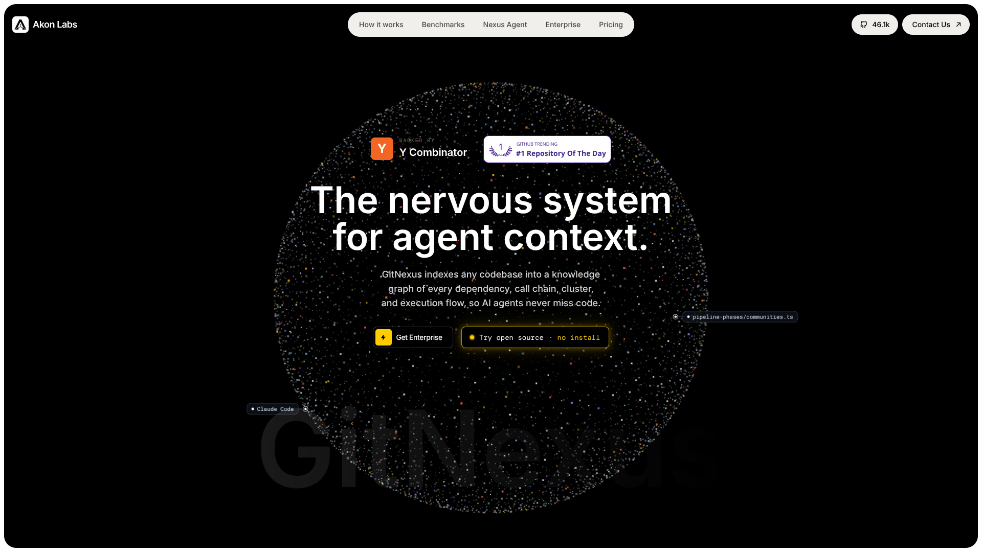 GitNexus (Akon Labs) screenshot