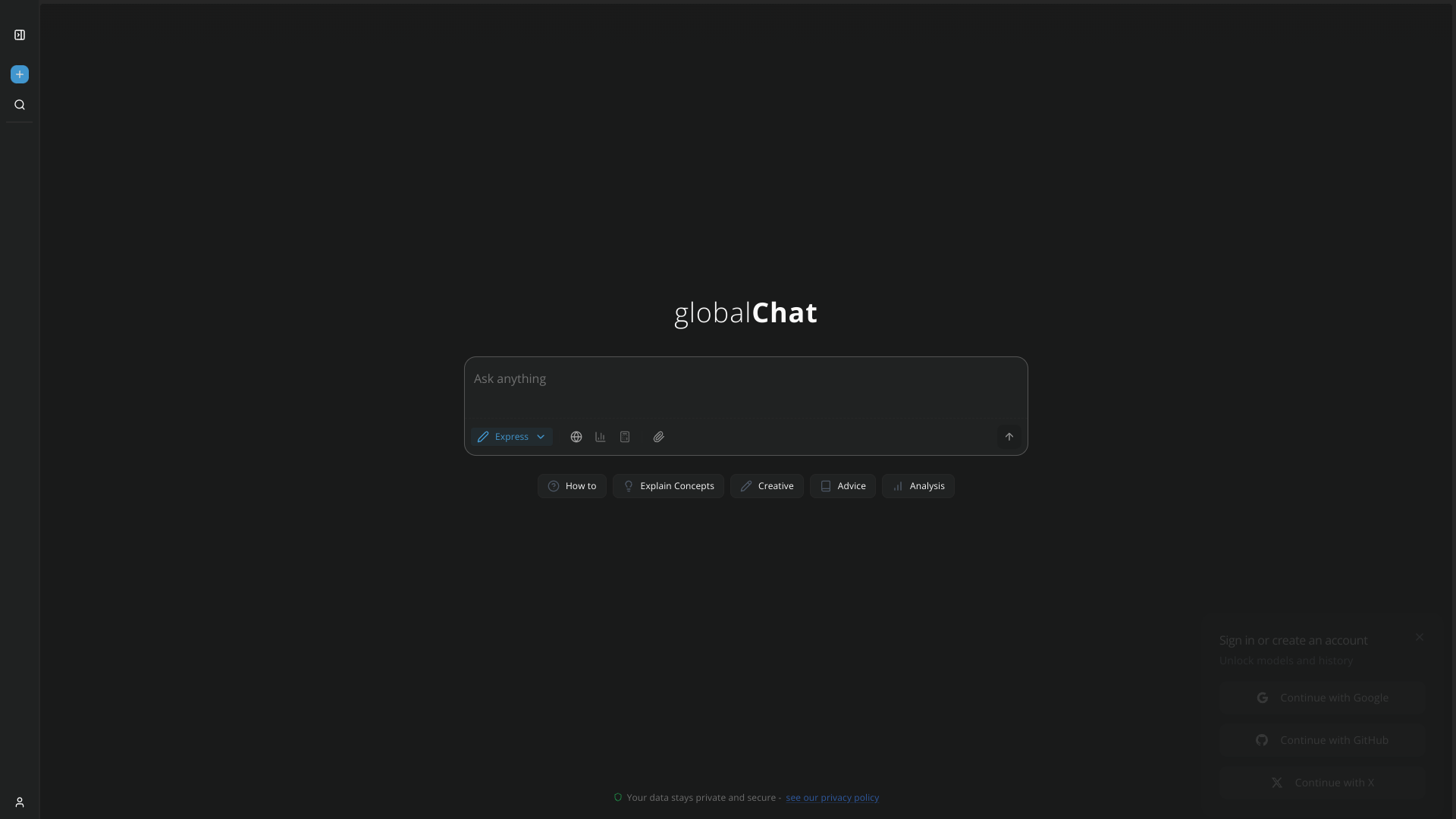 globalChat screenshot