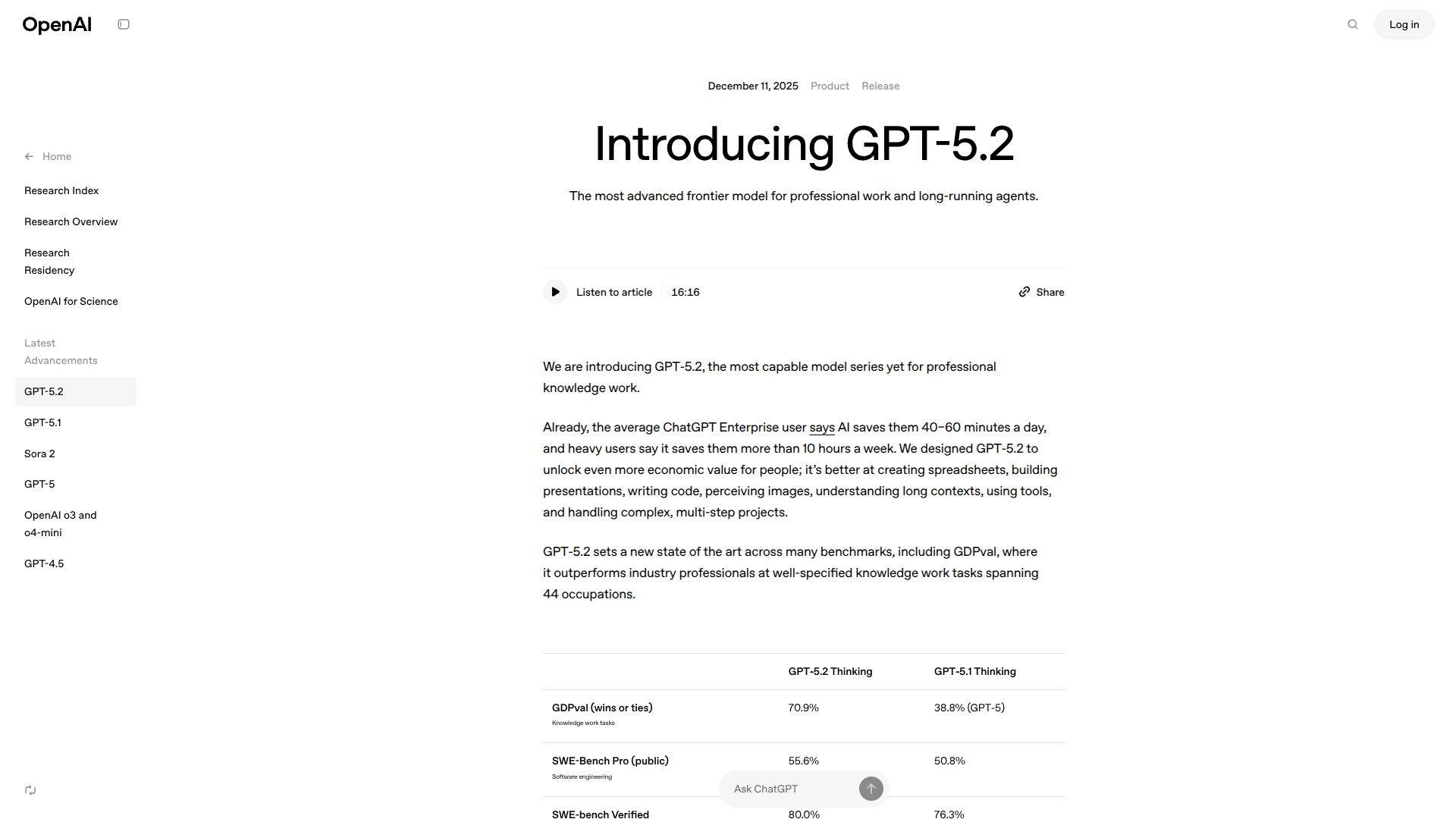 GPT-5.2 screenshot