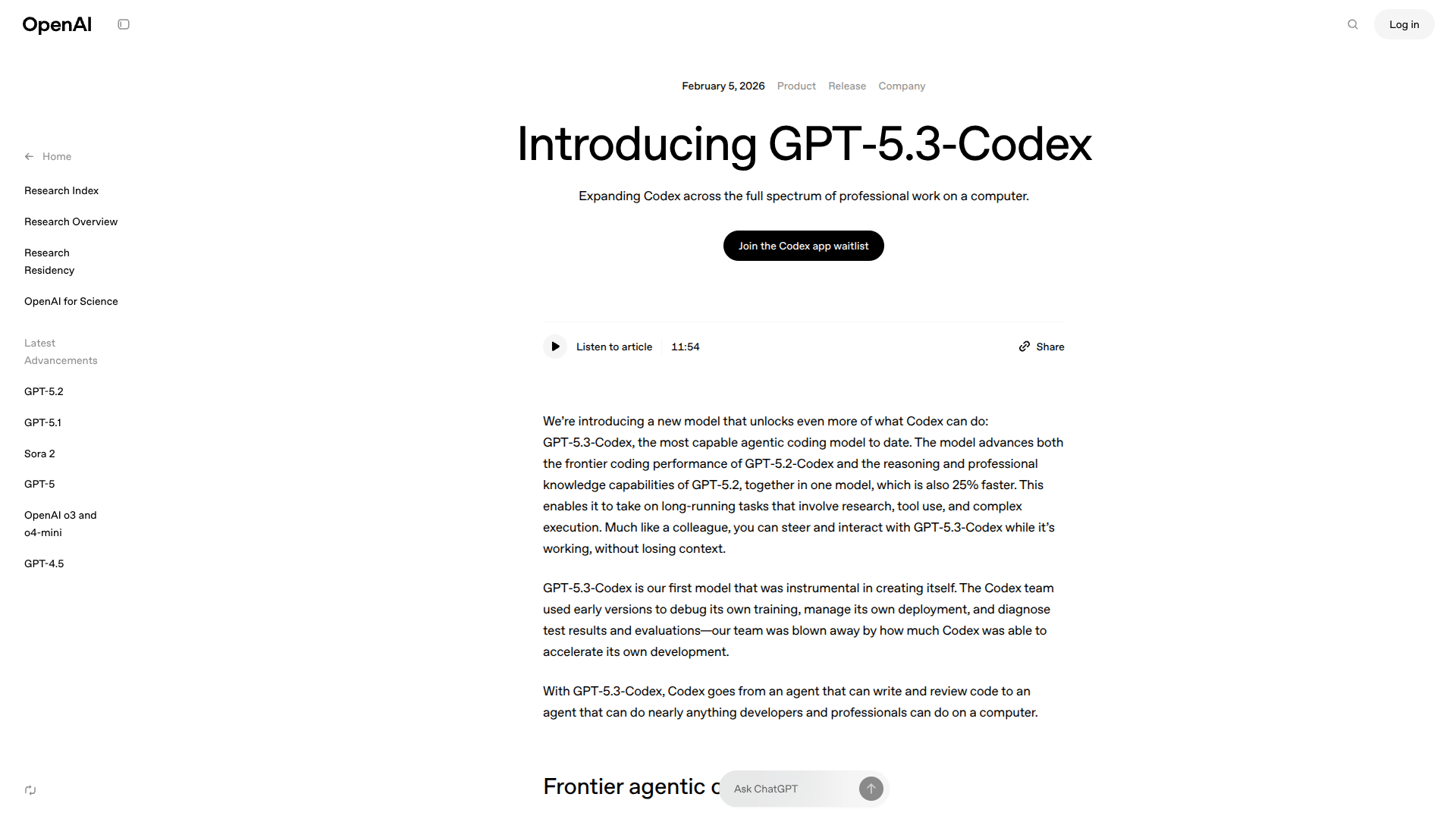 GPT-5.3-Codex