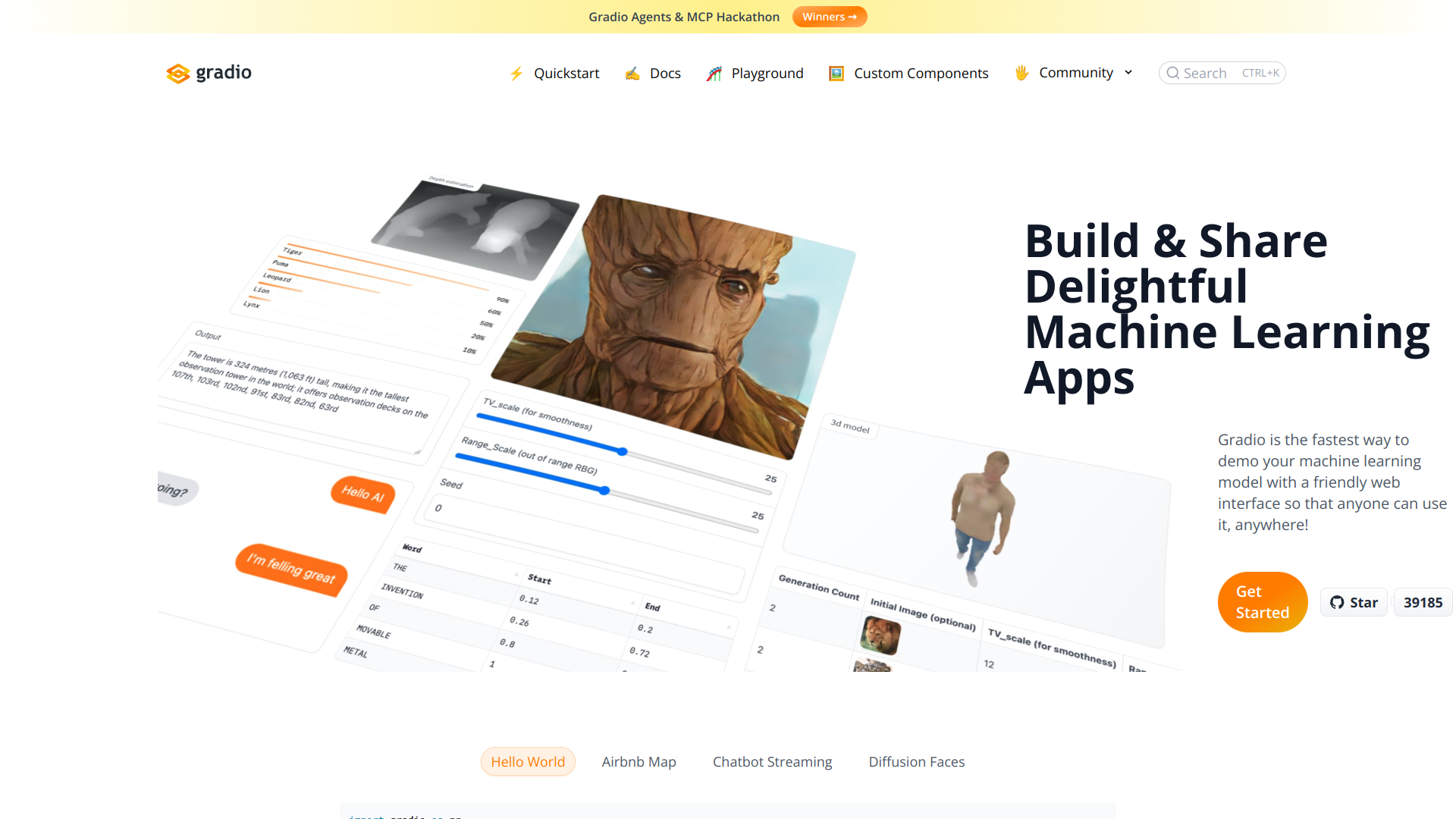 Gradio screenshot