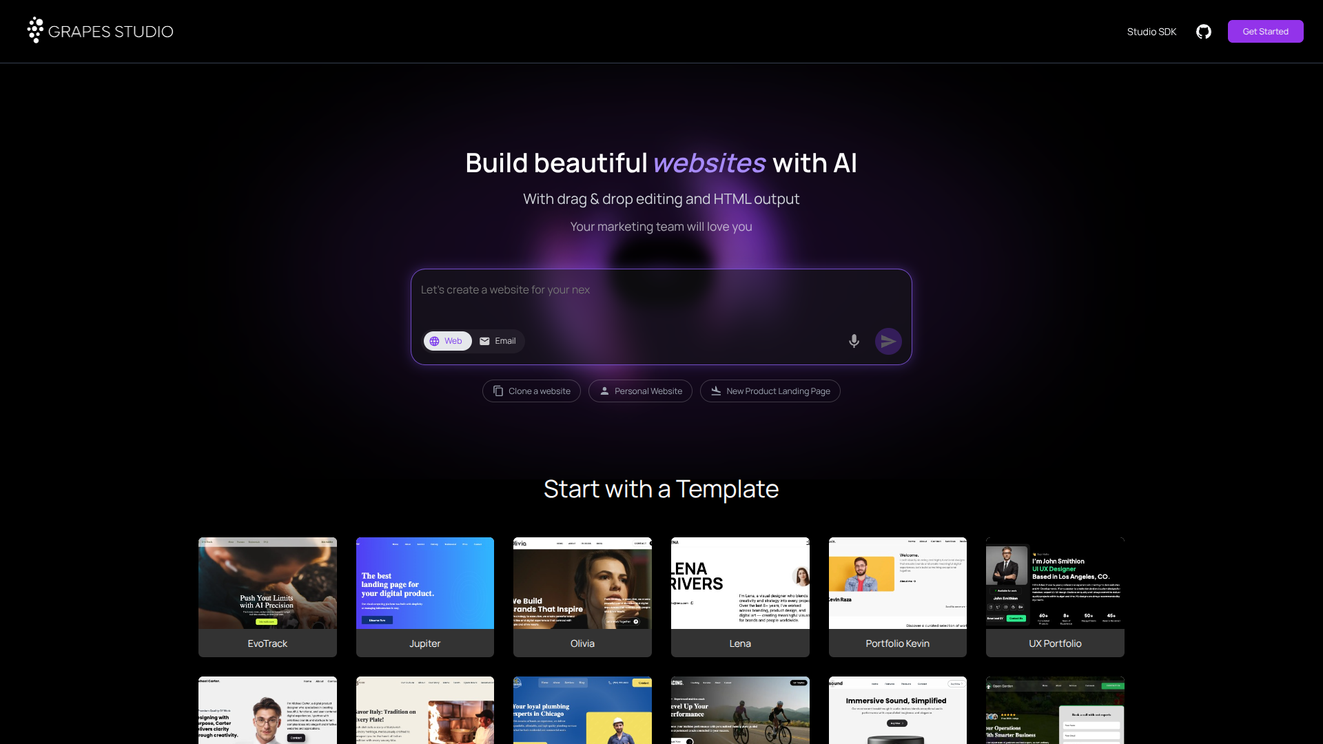 Grapes Studio screenshot