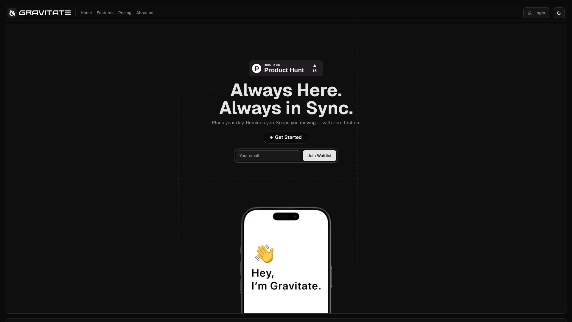 Gravitate AI logo