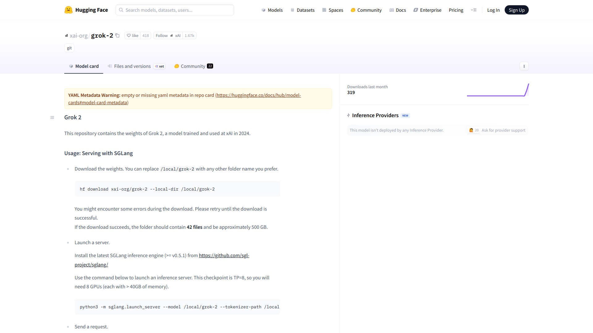 Grok 2.5 (OSS Ver.) logo