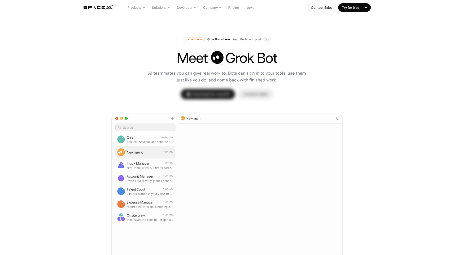 Grok Bot logo