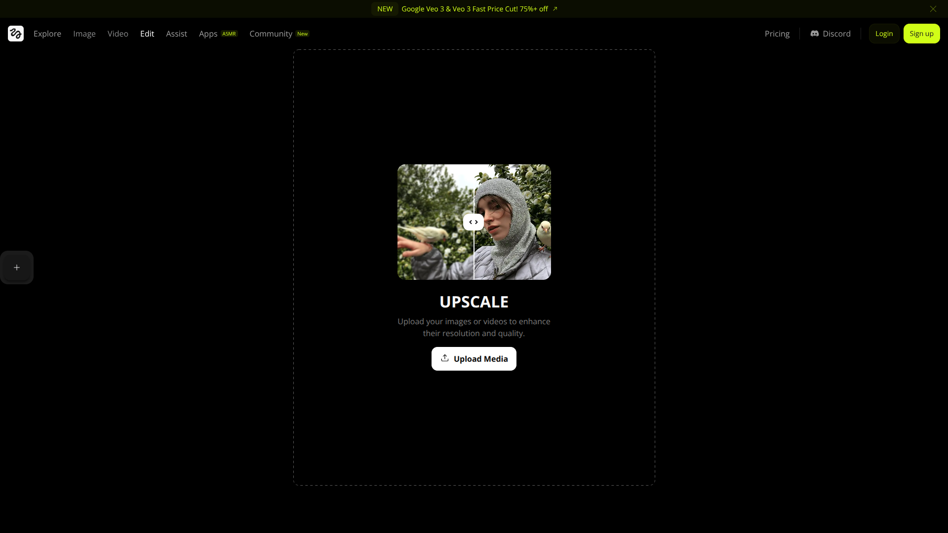 Higgsfield Upscale screenshot