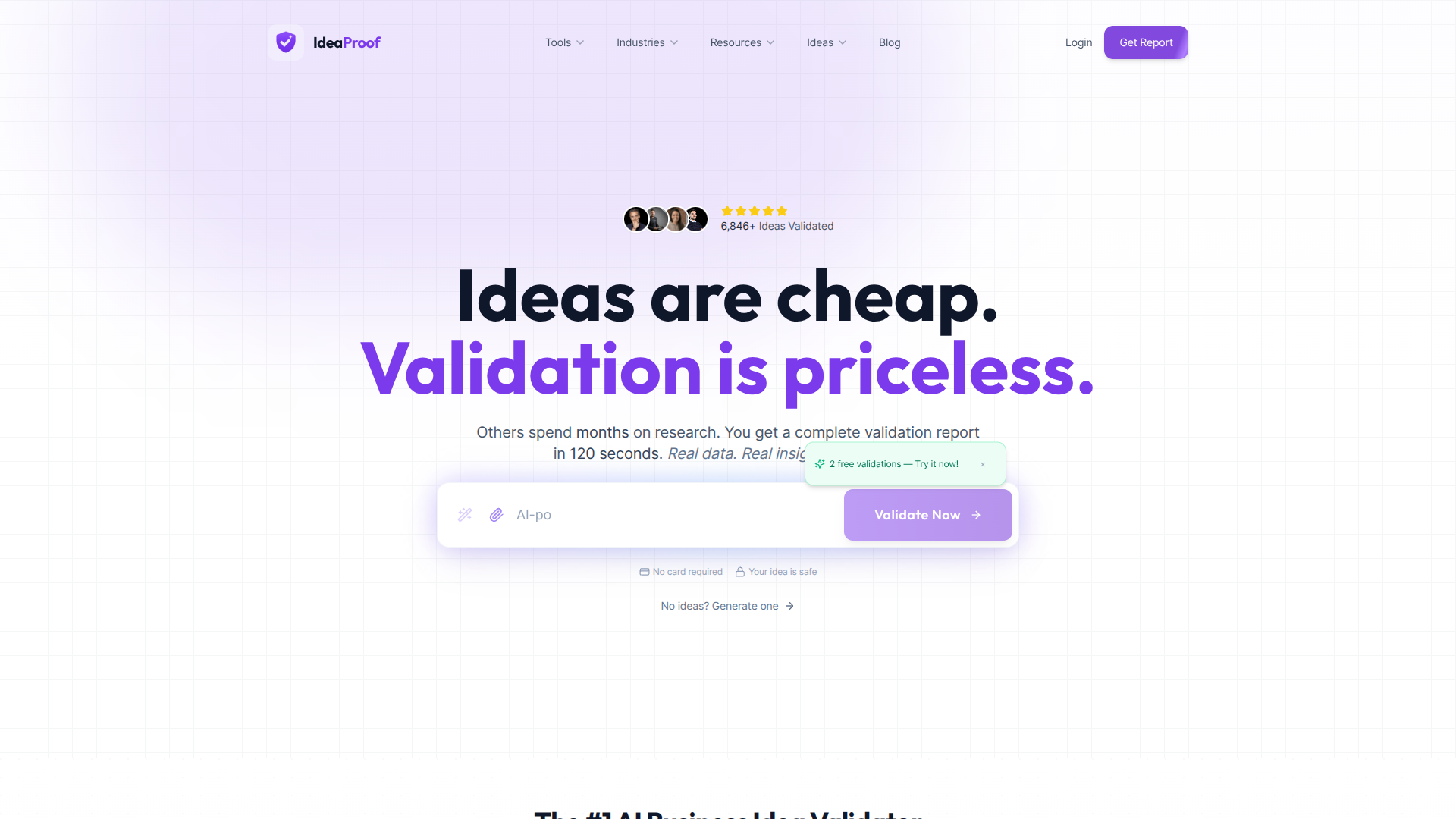 IdeaProof screenshot