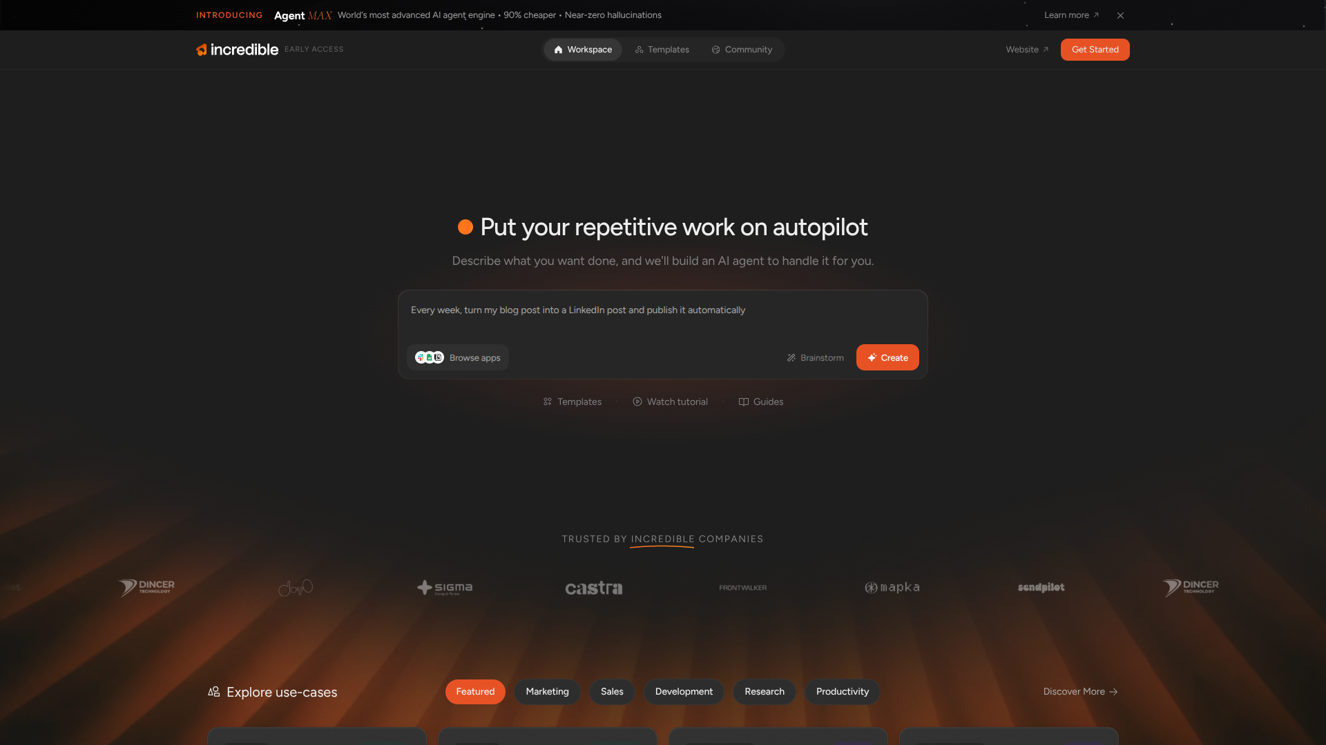 Incredible screenshot