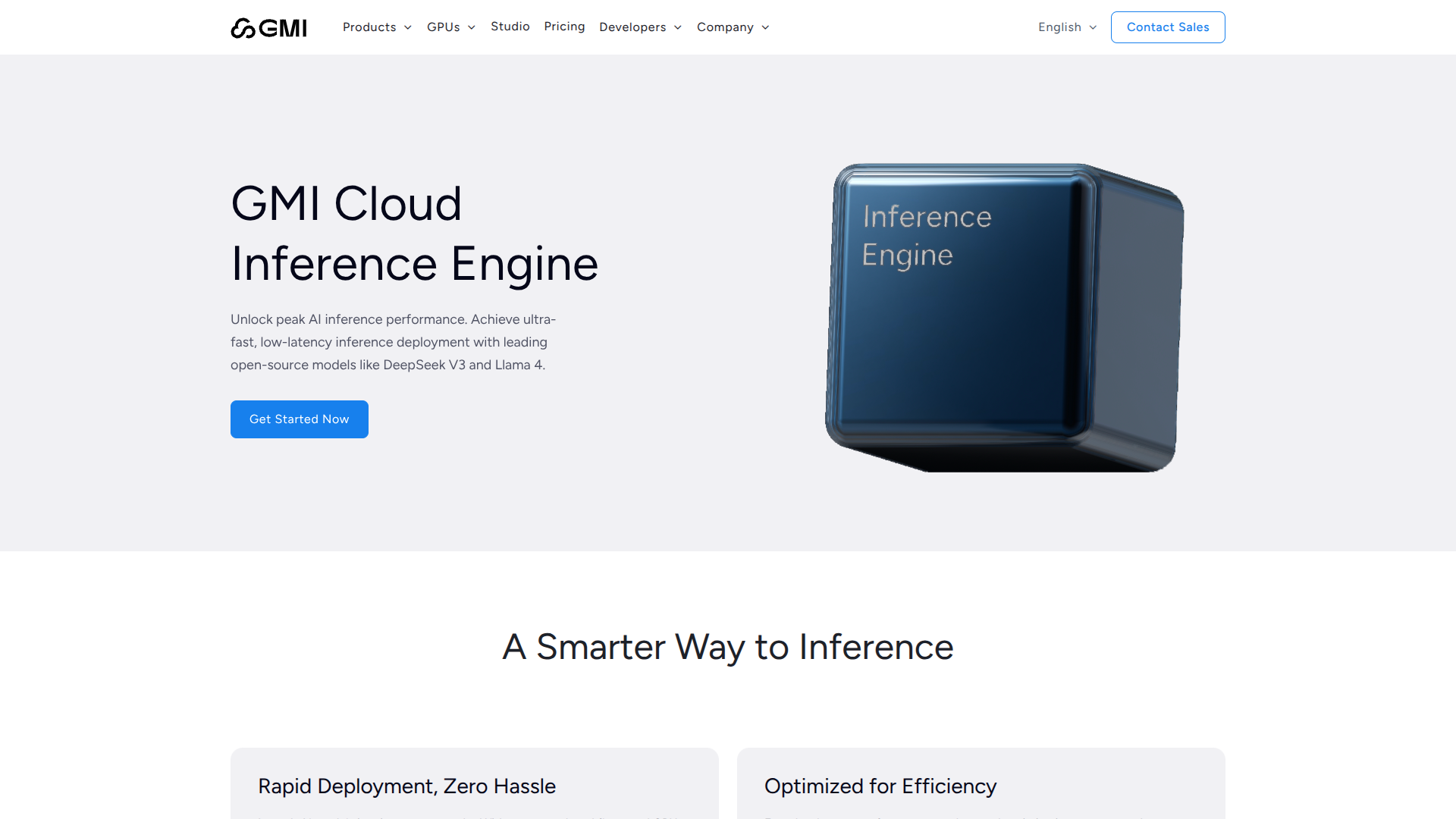 Inference Engine by GMI Cloud logo