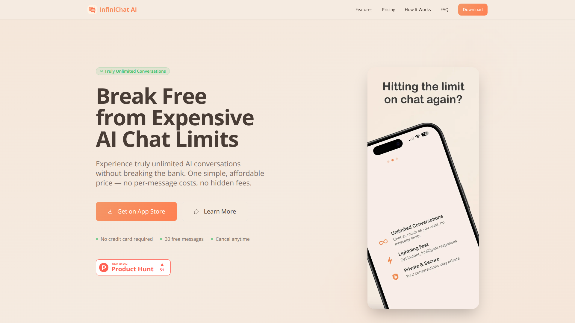 InfiniChat AI screenshot