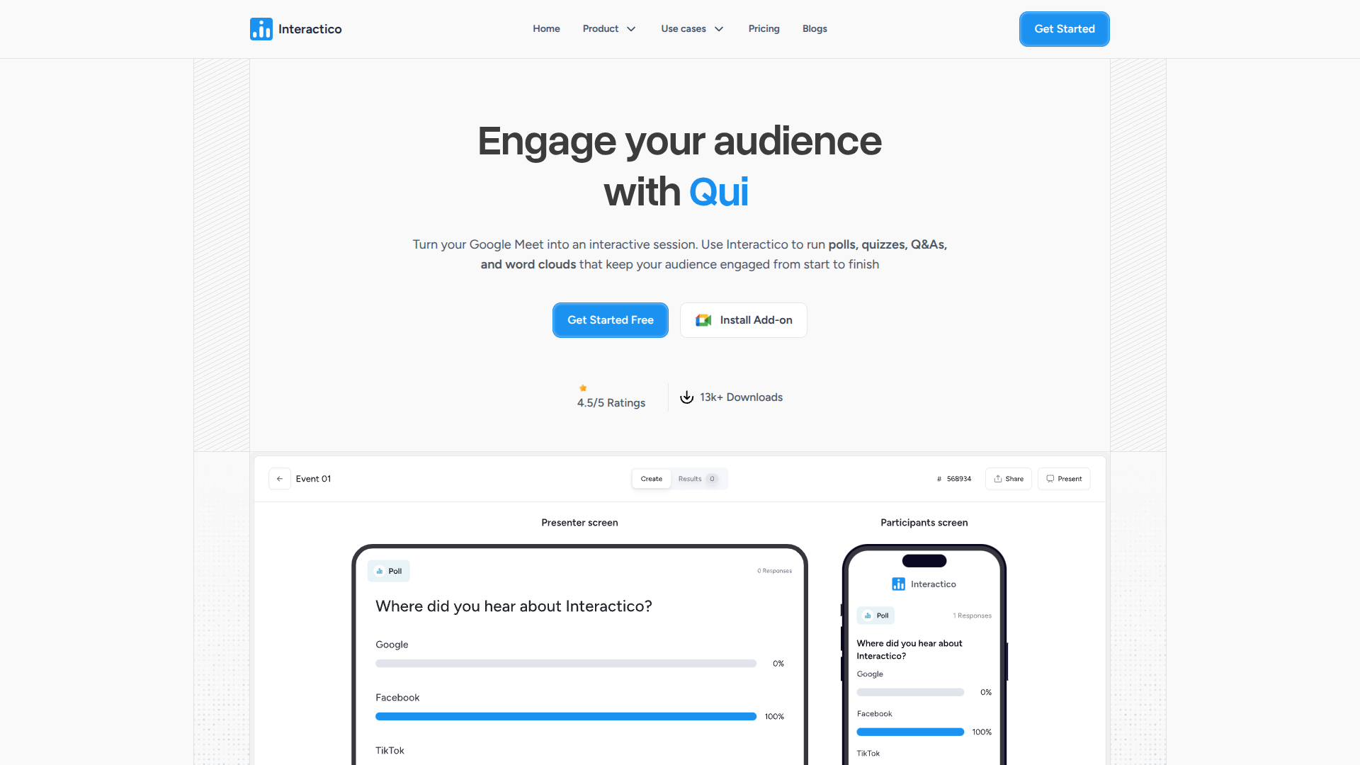 Interactico screenshot