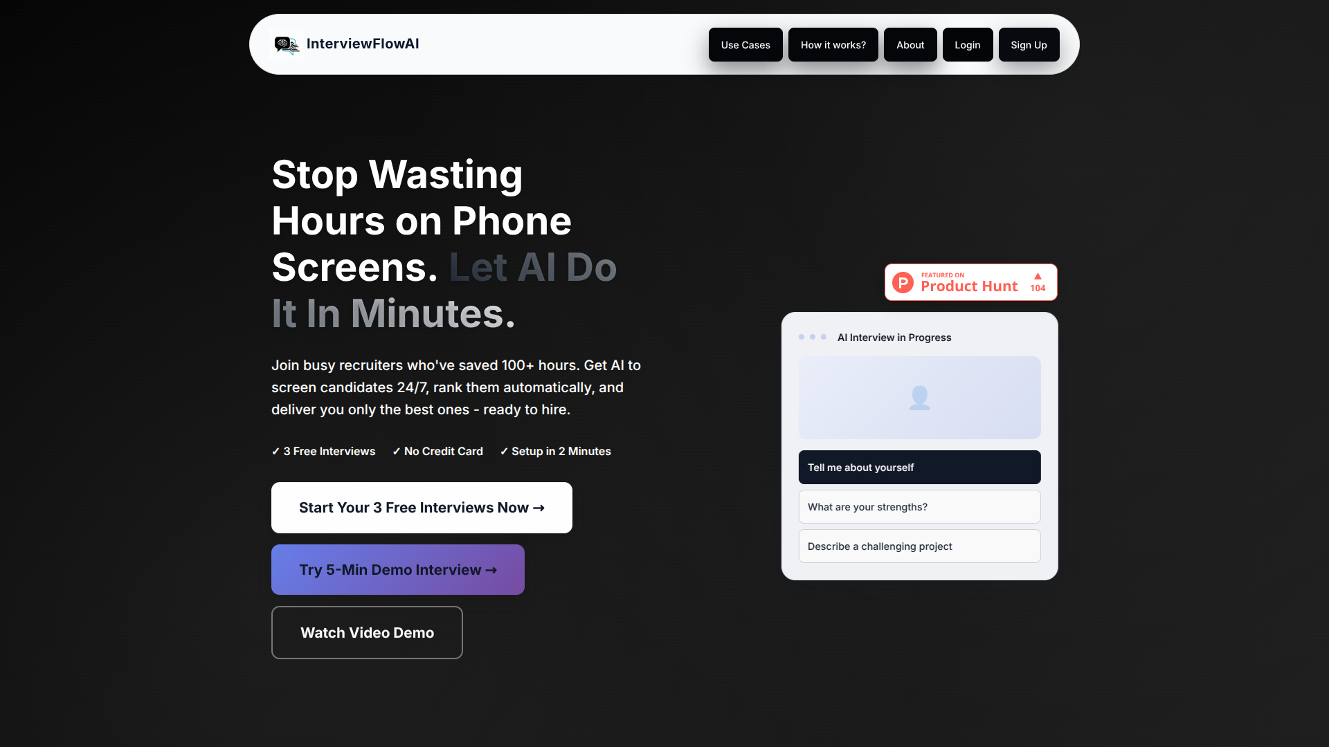 InterviewFlowAI - AI Interviews logo