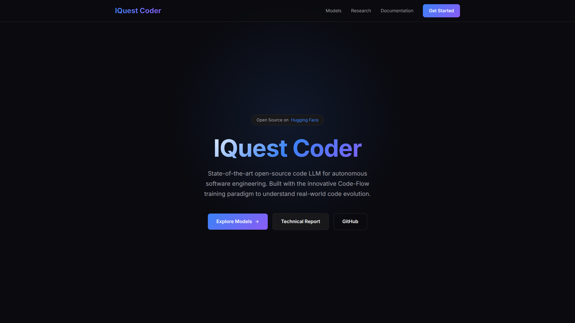 IQuest Coder screenshot