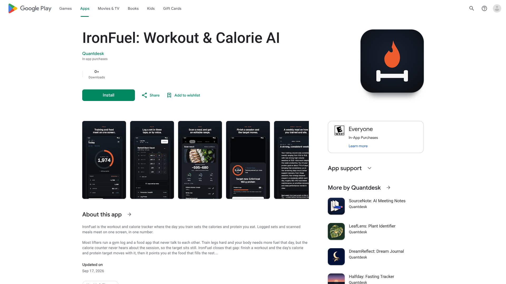 IronFuel for Android logo