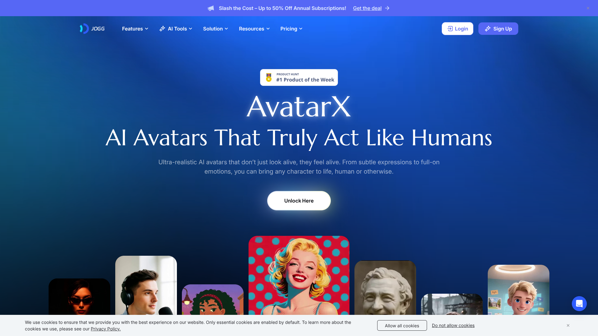 JoggAI AvatarX screenshot