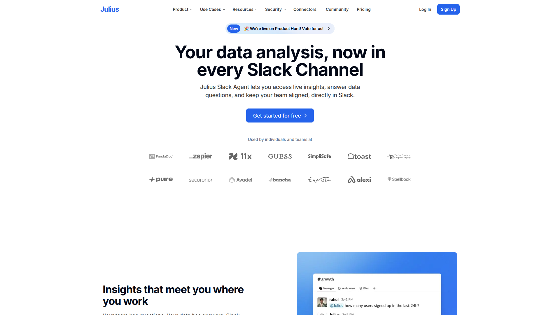Julius Slack Agent screenshot