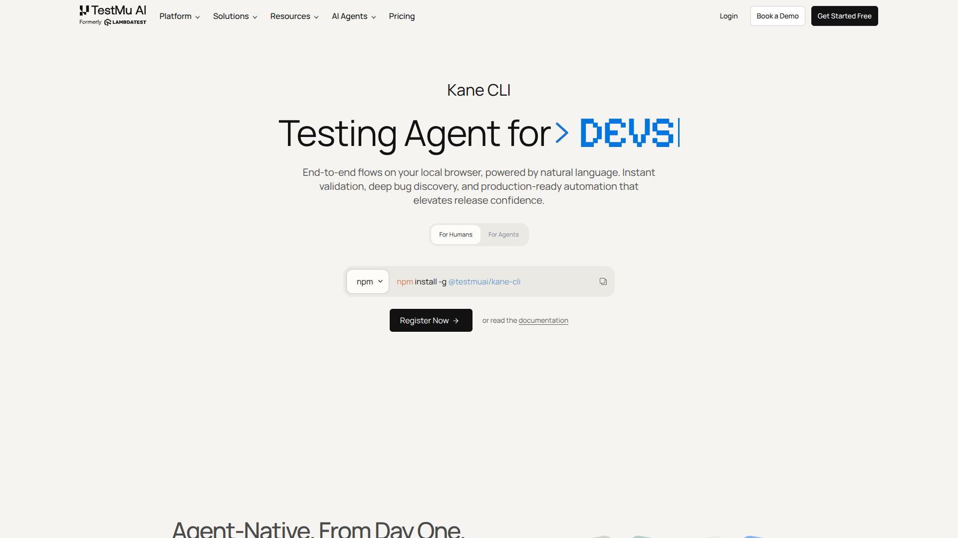 Kane CLI screenshot