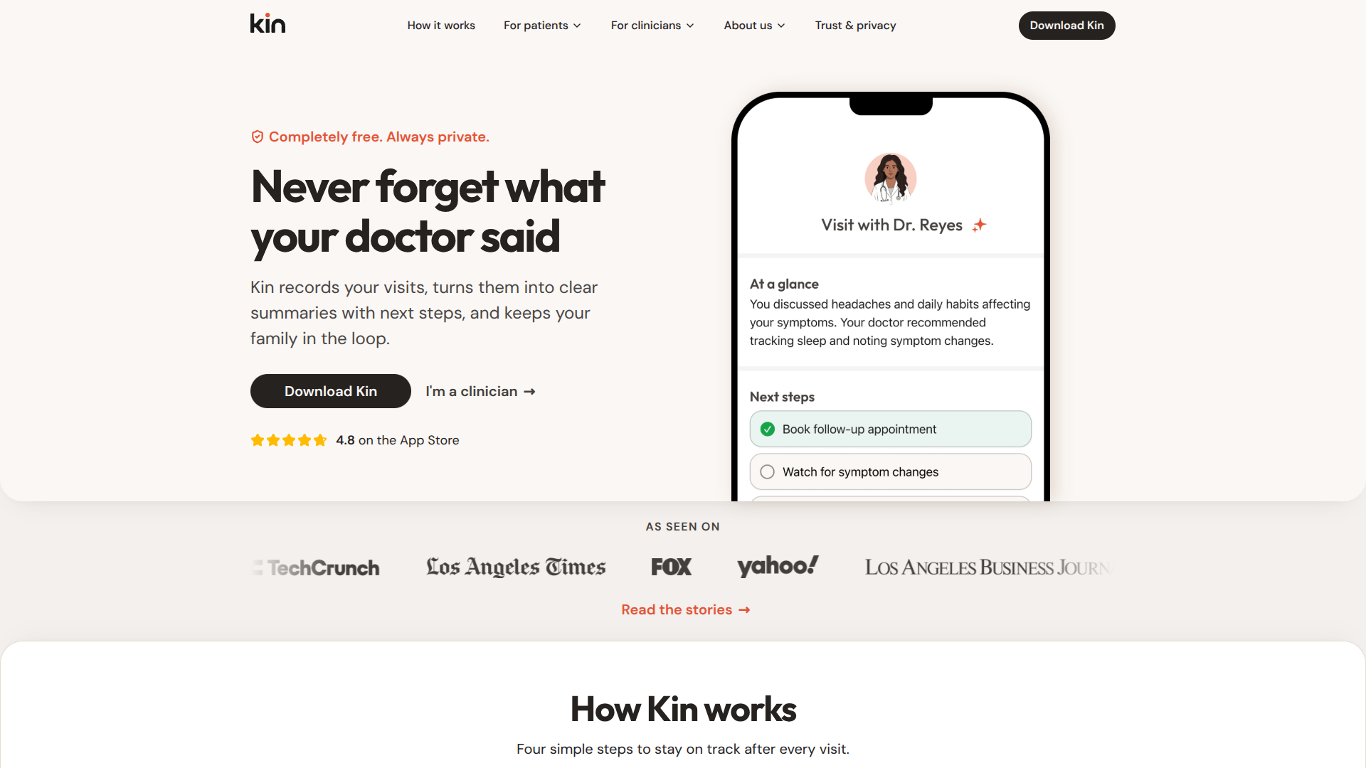 Kin Health logo