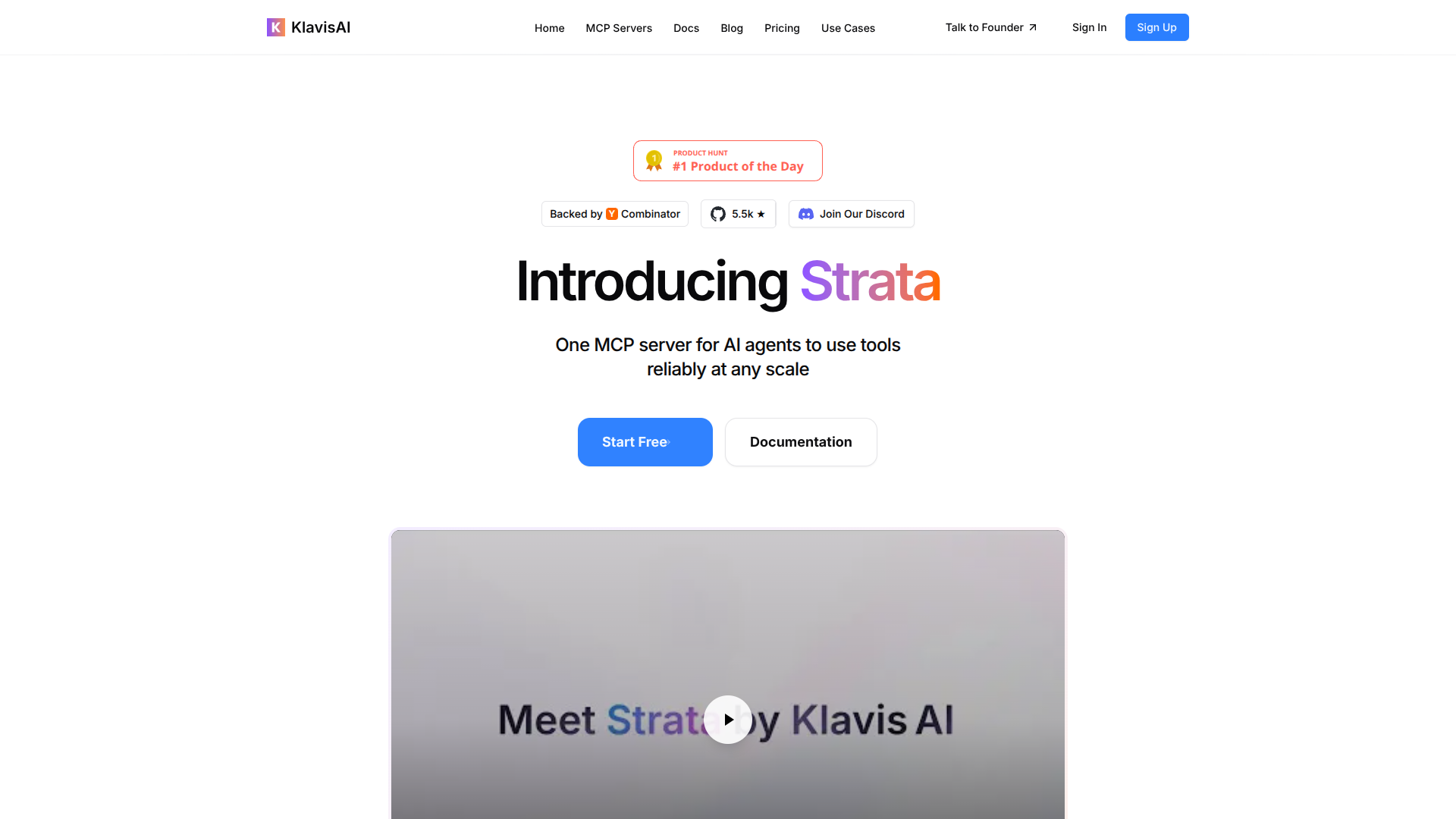 Klavis AI screenshot