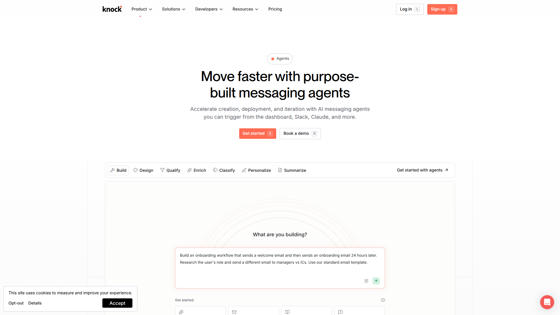 Knock agent for Slack logo