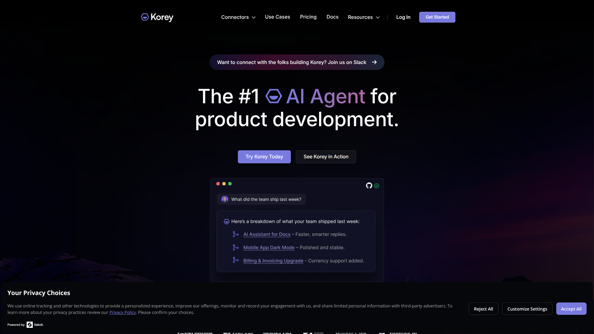 Korey Coding Agent Handoffs logo