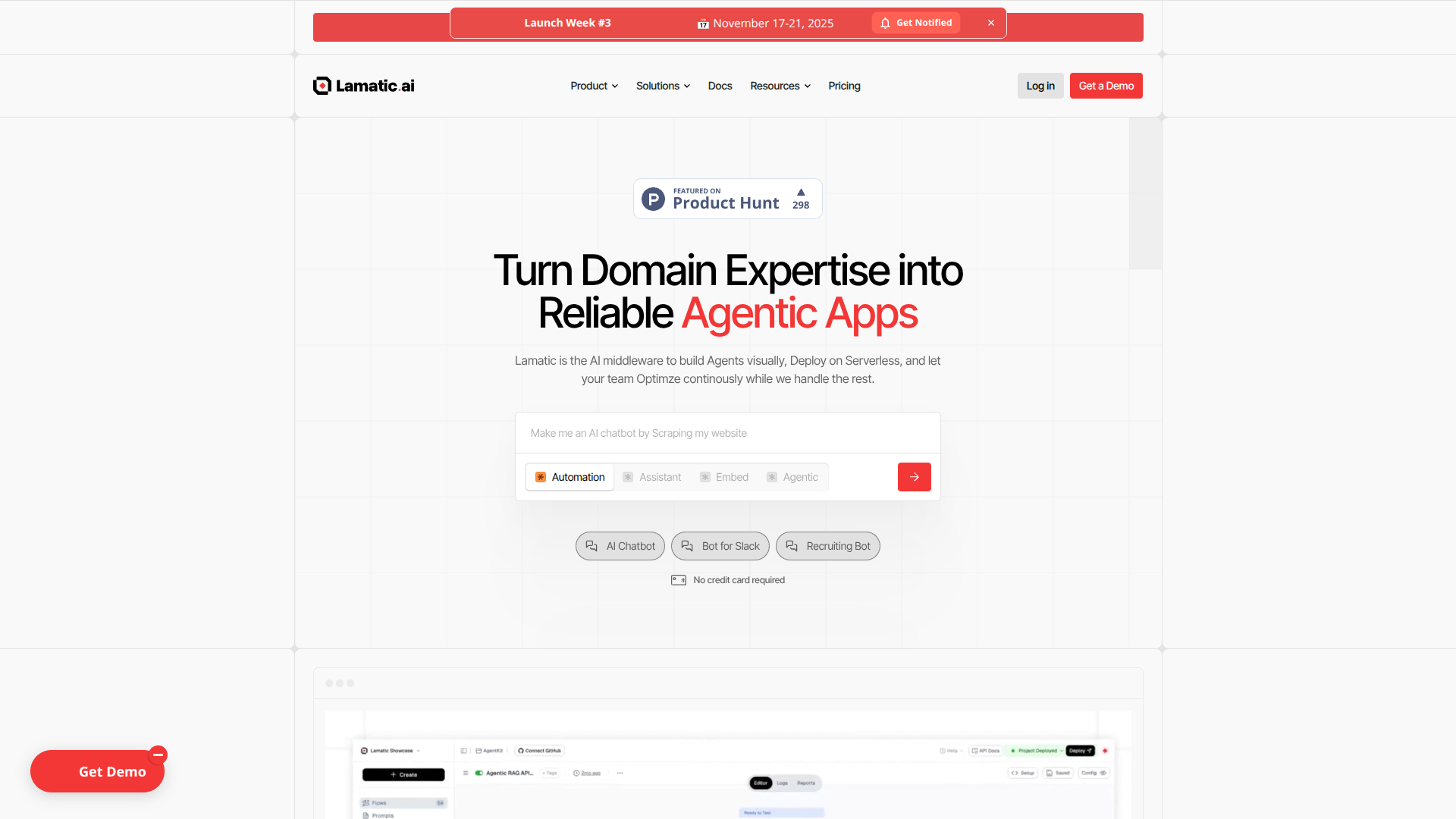 Lamatic 3.0 screenshot