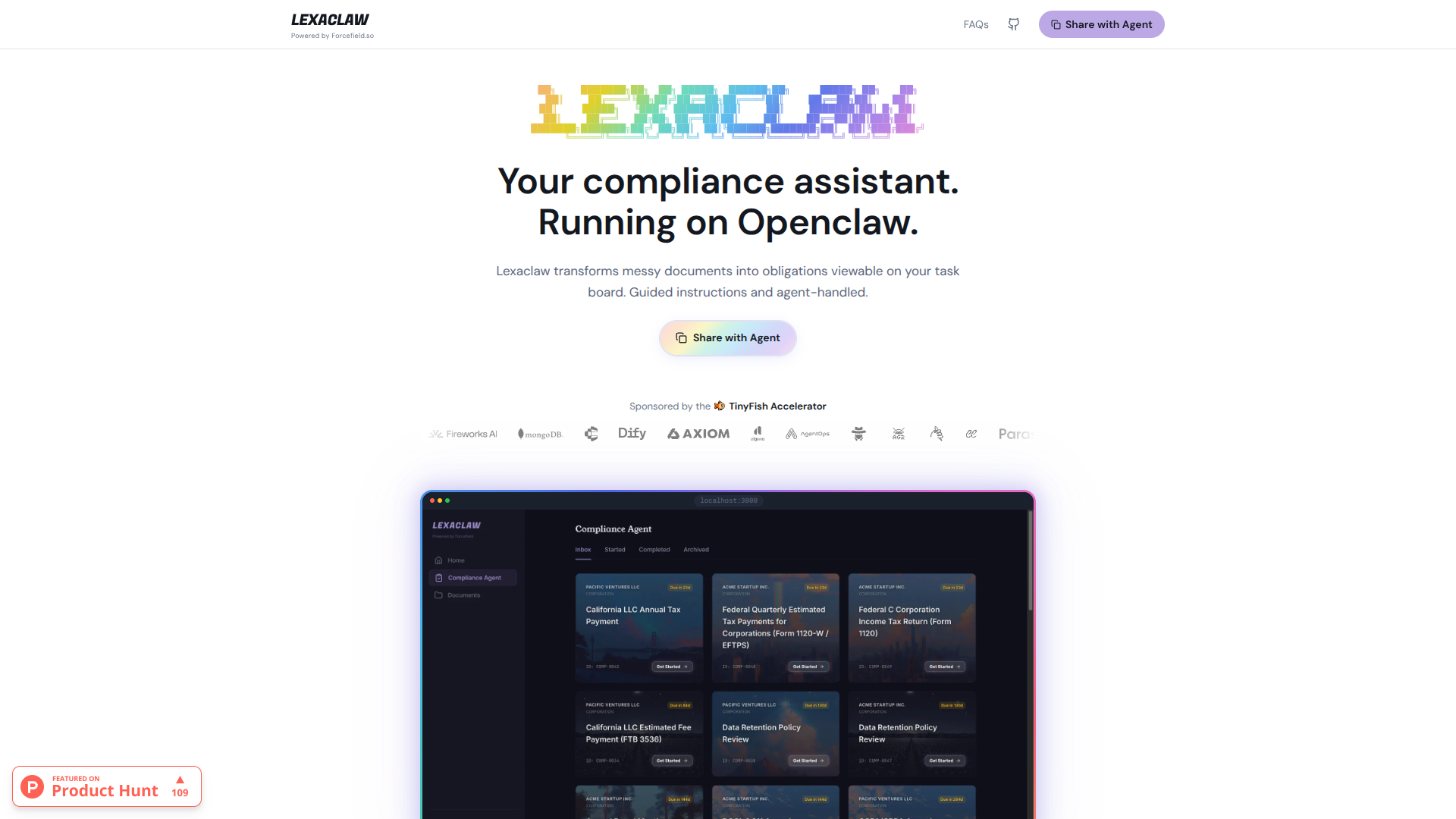 Lexaclaw logo