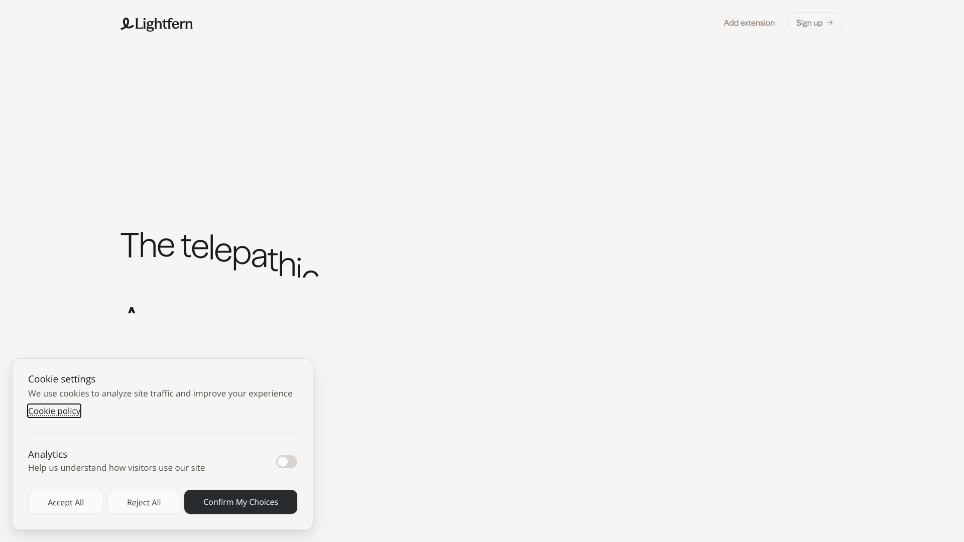 Lightfern for Email logo