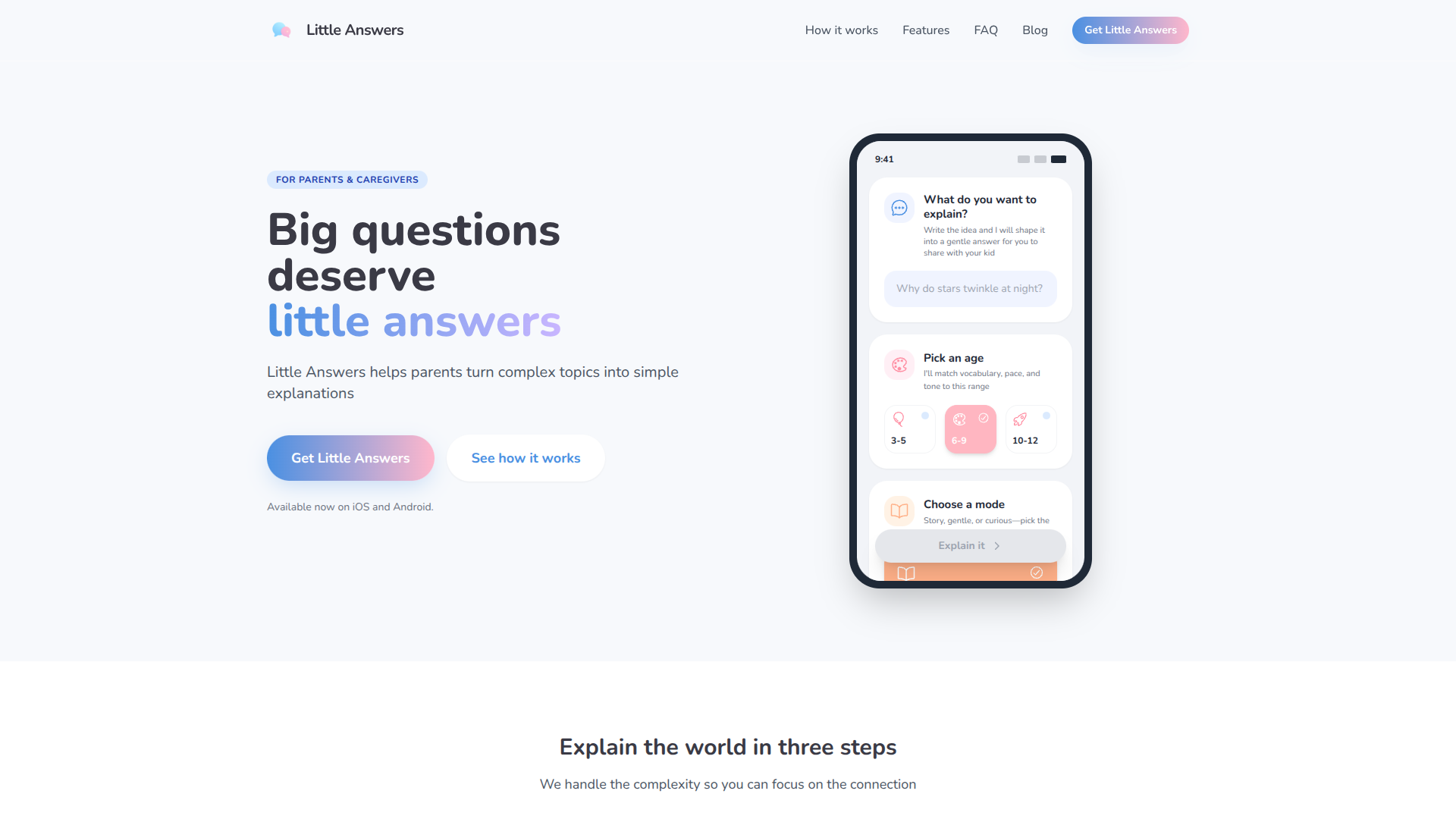 Little Answers screenshot