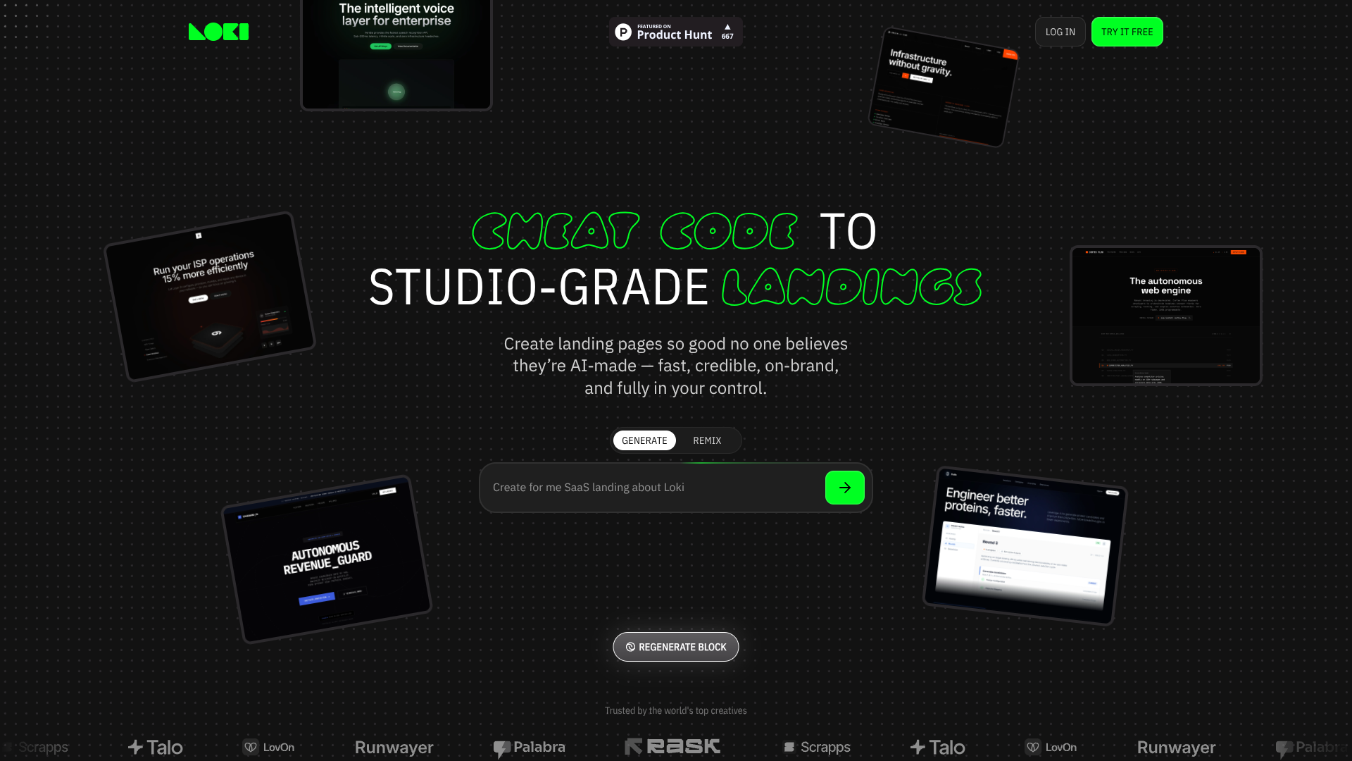 Loki.Build screenshot