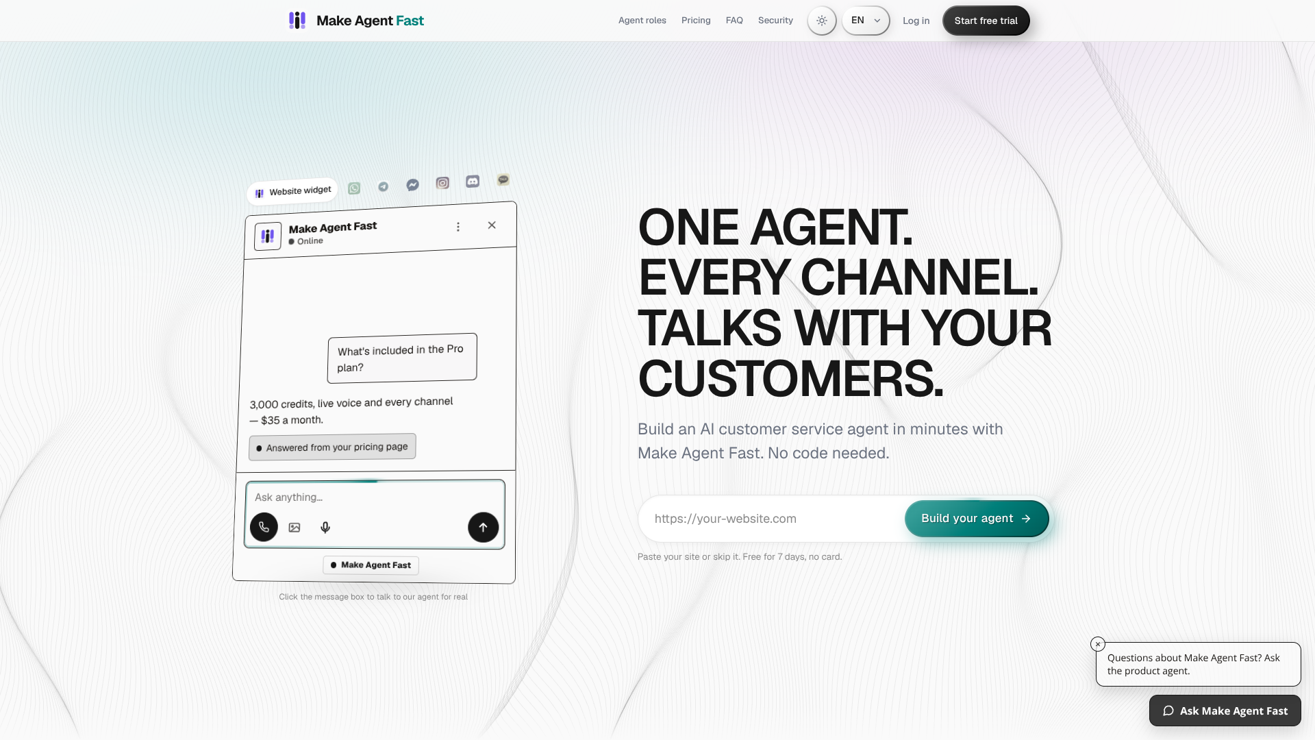Make Agent Fast