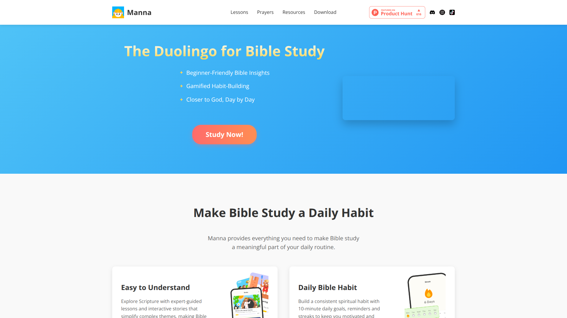 Manna 2.0 screenshot