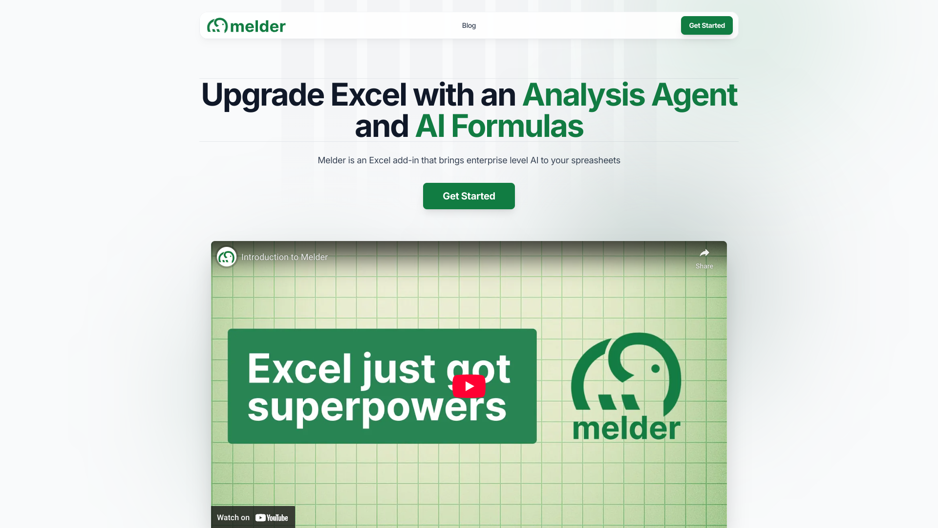 Melder - AI for Excel