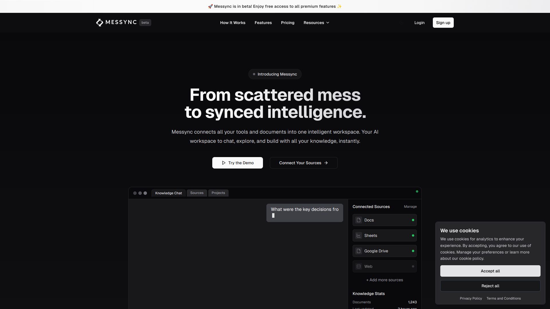 Messync screenshot