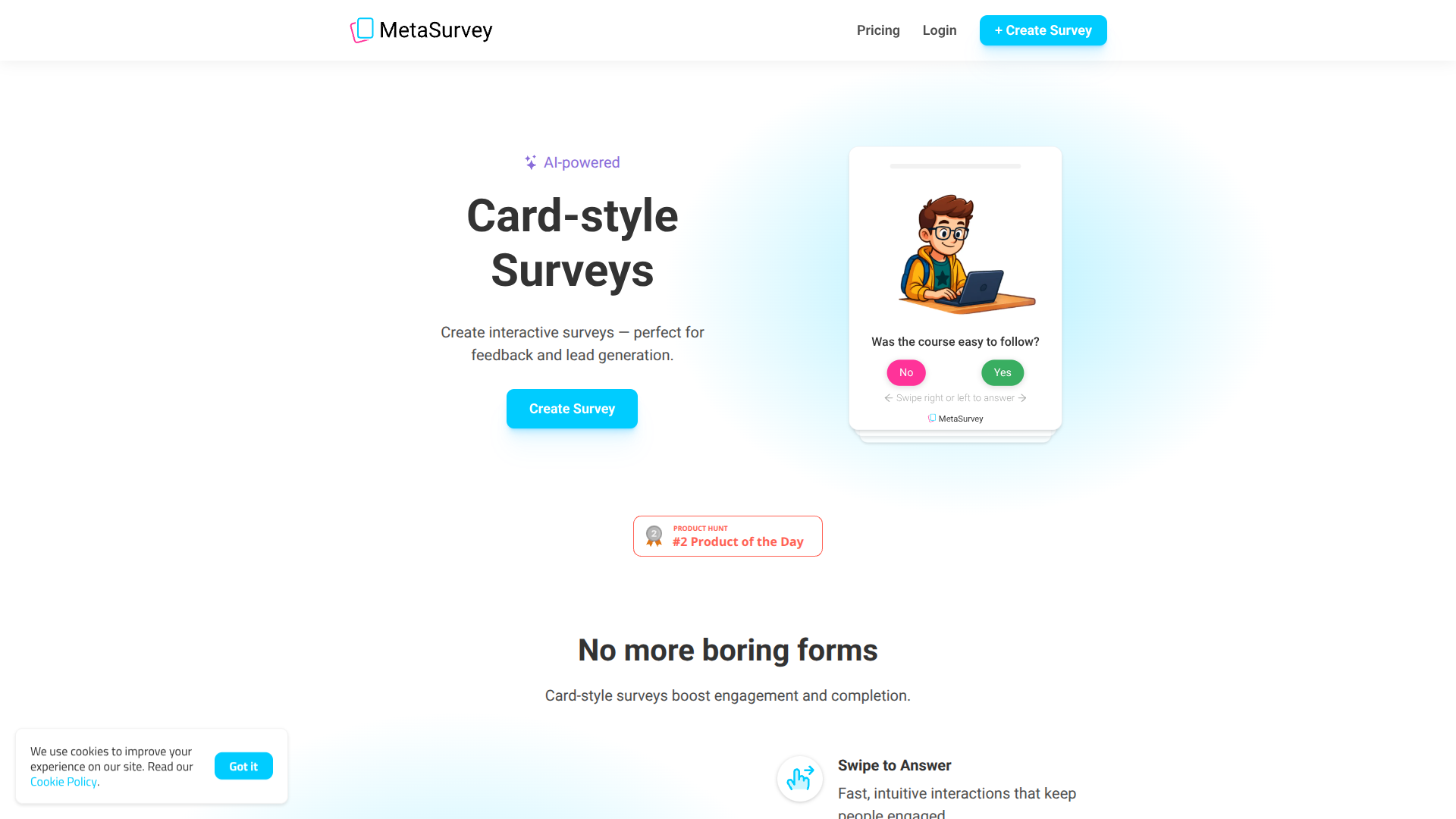 MetaSurvey AI screenshot