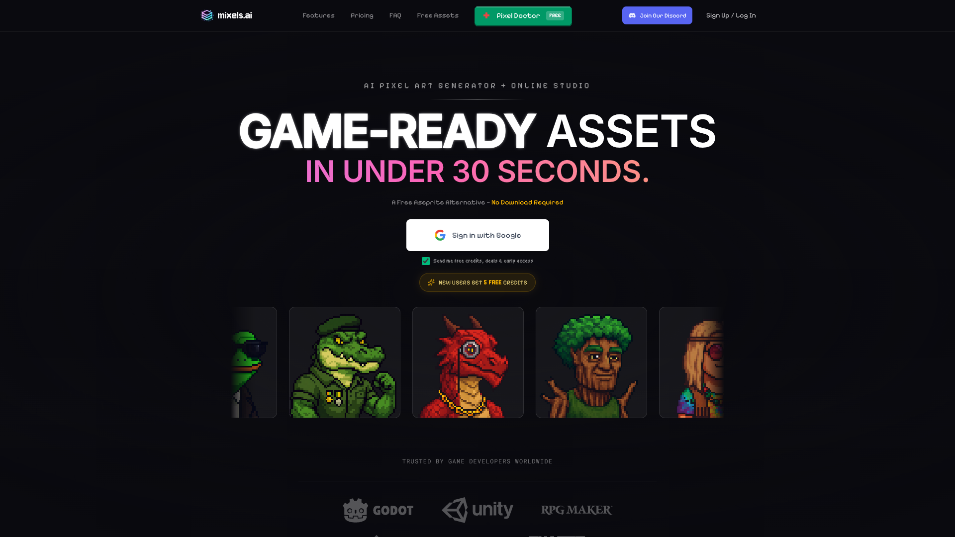 Mixels.ai | The AI Pixel Art Generator