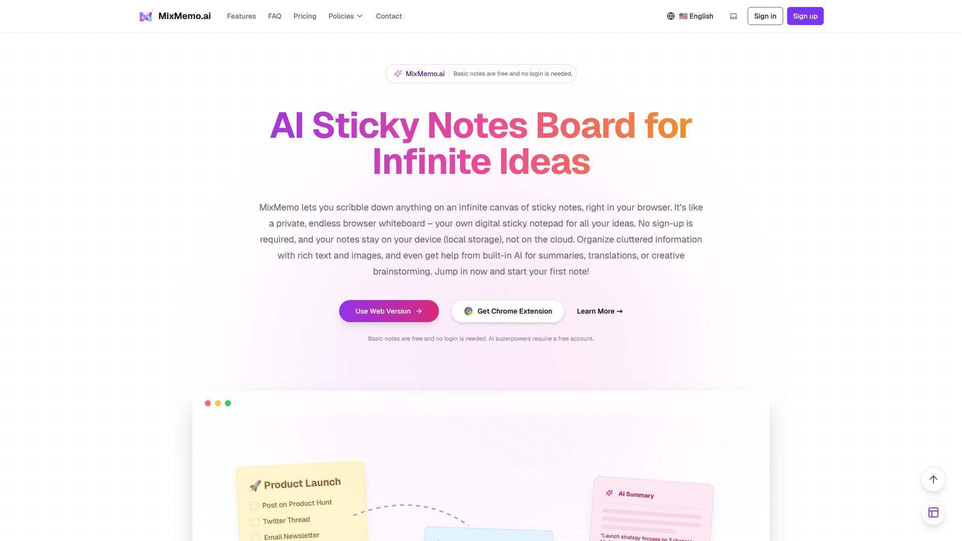 MixMemo.ai screenshot