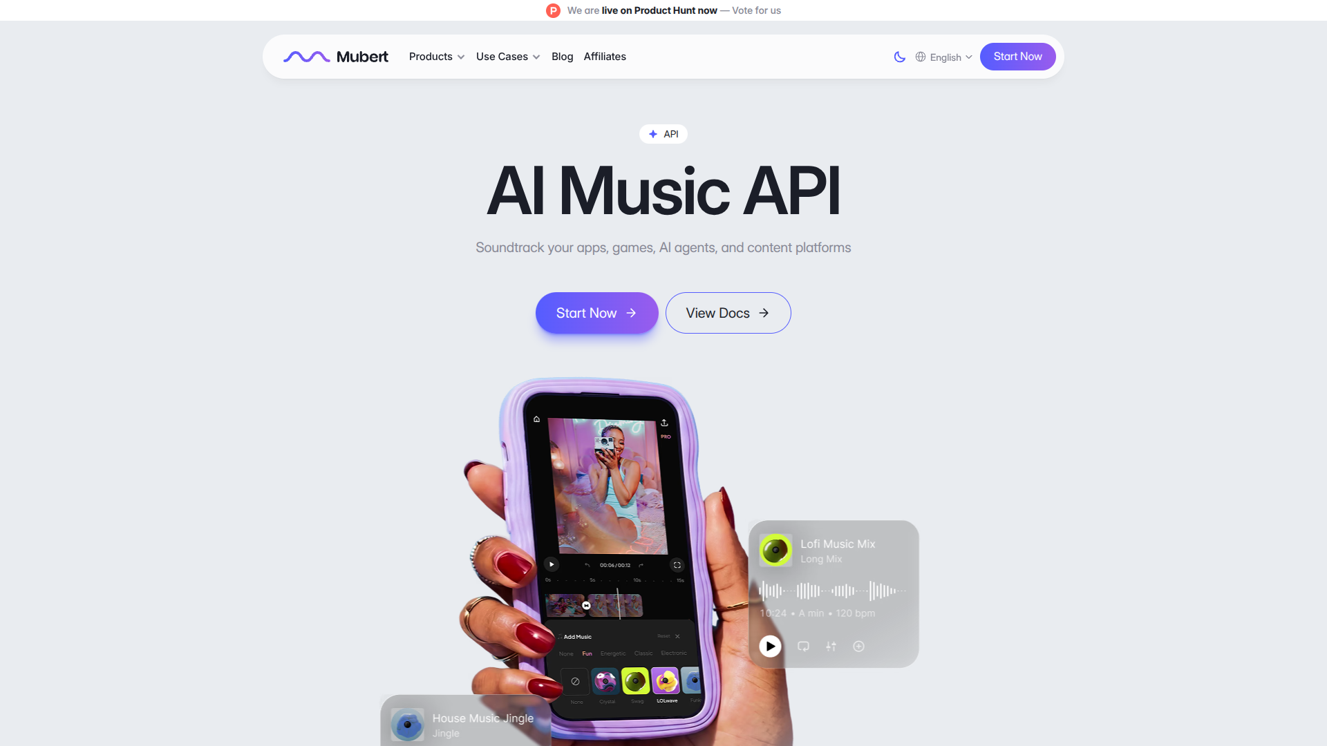 Mubert API logo