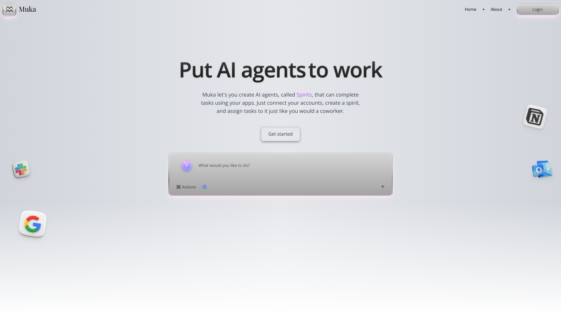 Muka - AI Agents for your apps logo