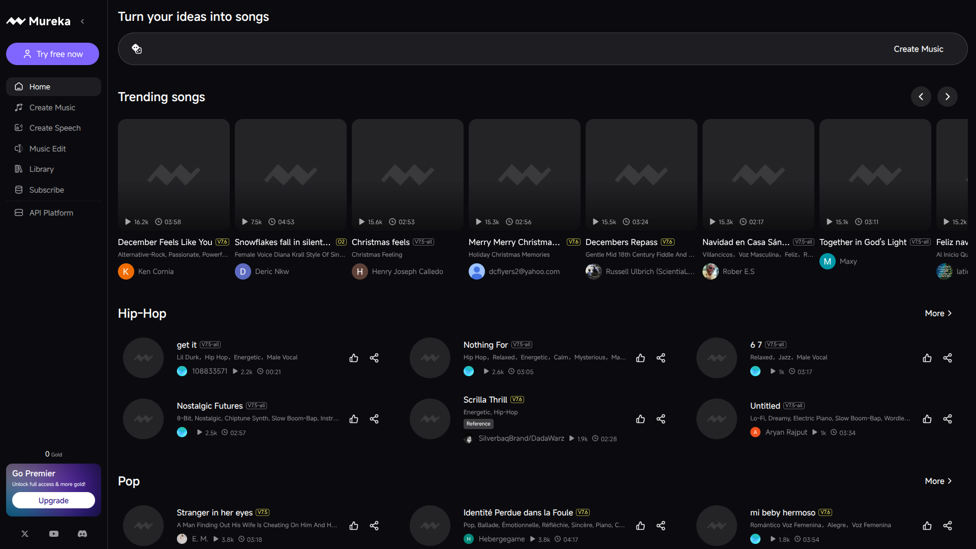 Mureka O2 screenshot