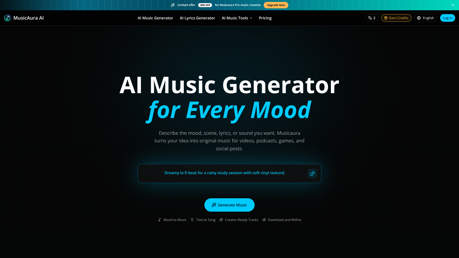 MusicAura AI logo