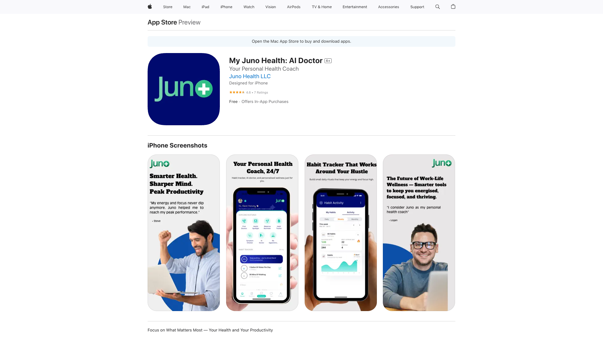 My Juno Health: AI Doctor