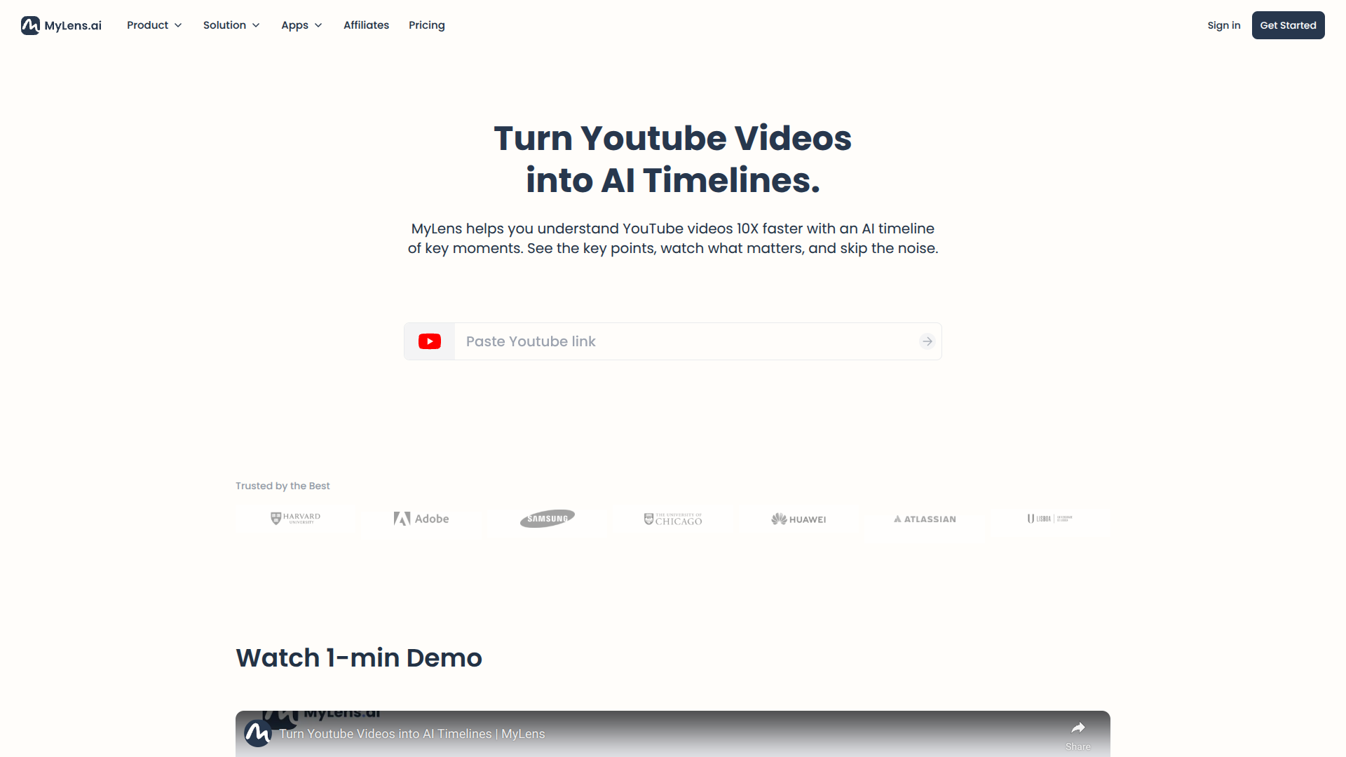 MyLens for Youtube logo