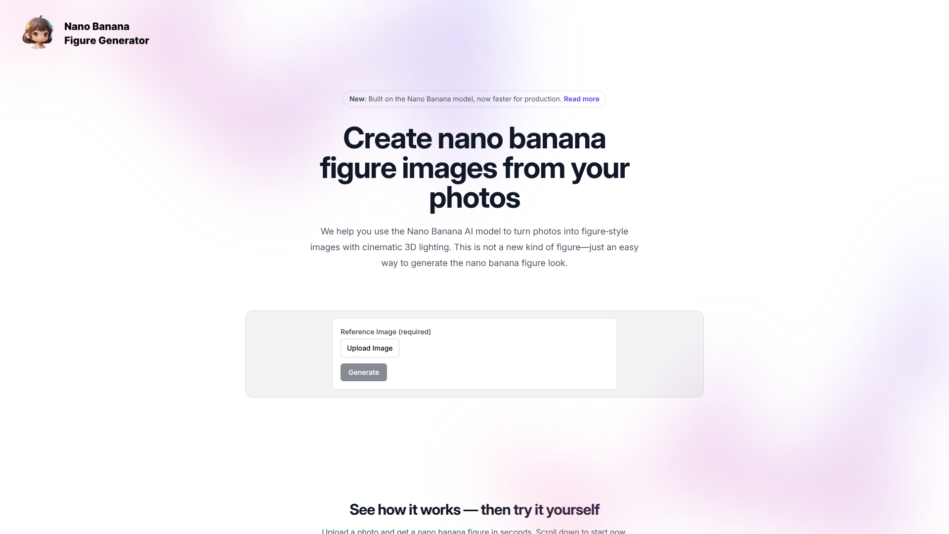 Nano Banana Figure Generator screenshot