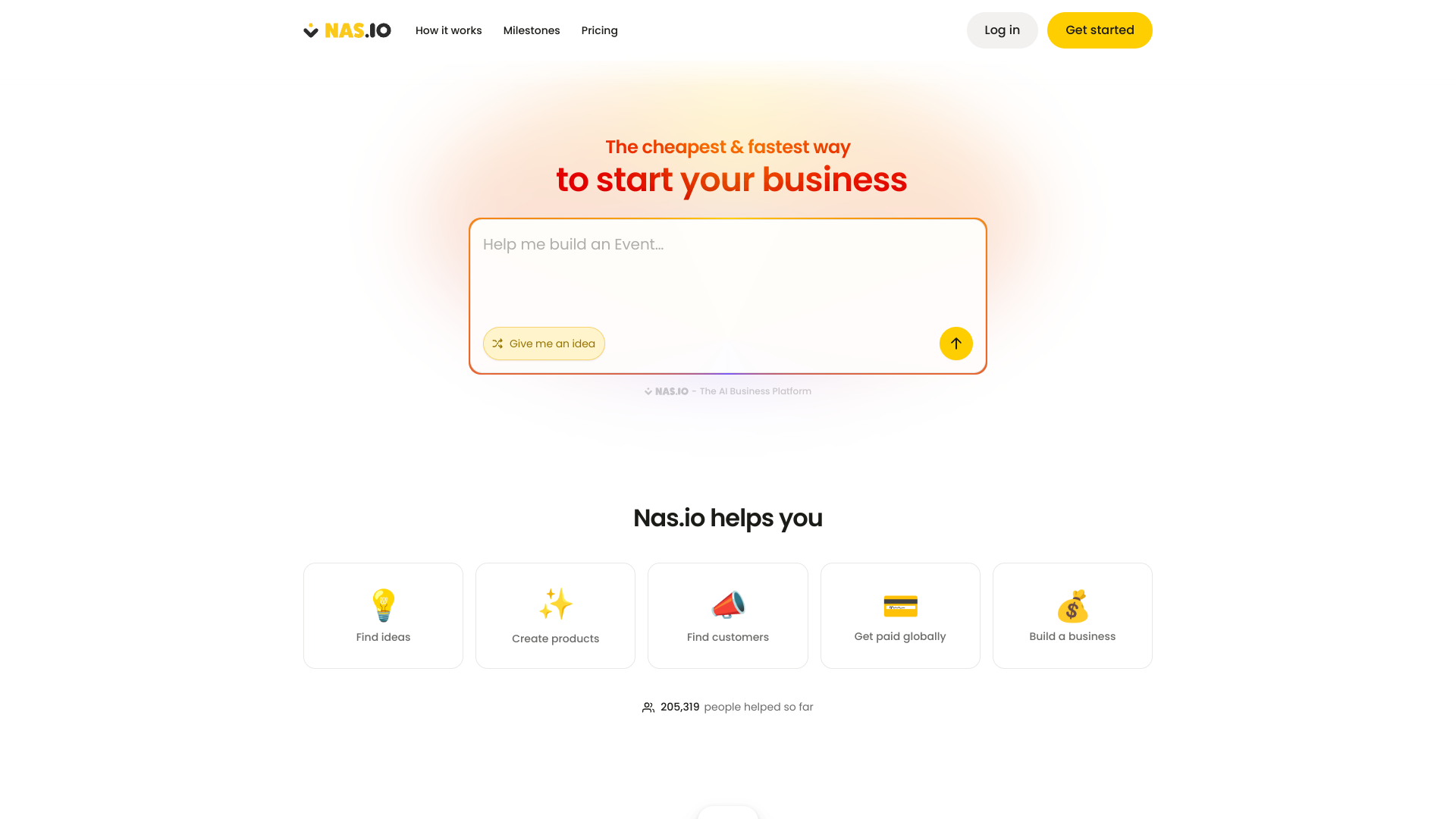 Nas.io v2 screenshot