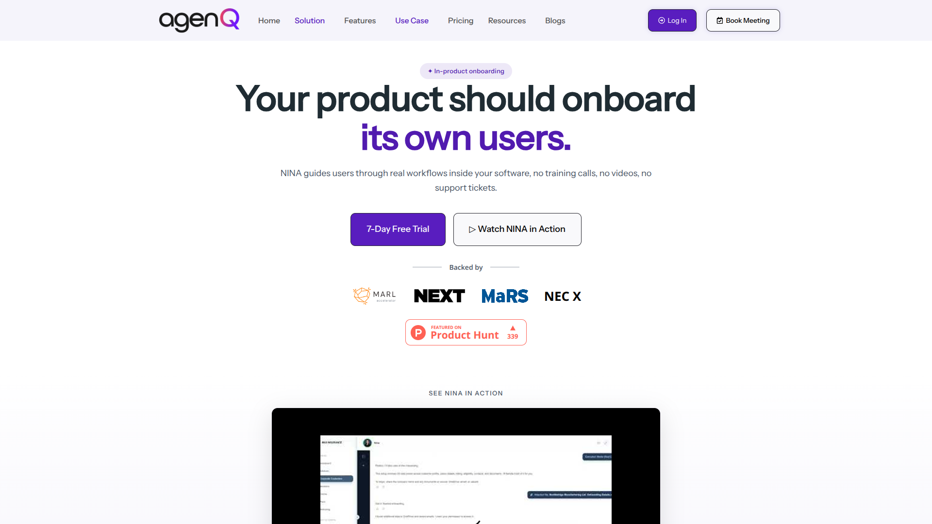 NINA logo