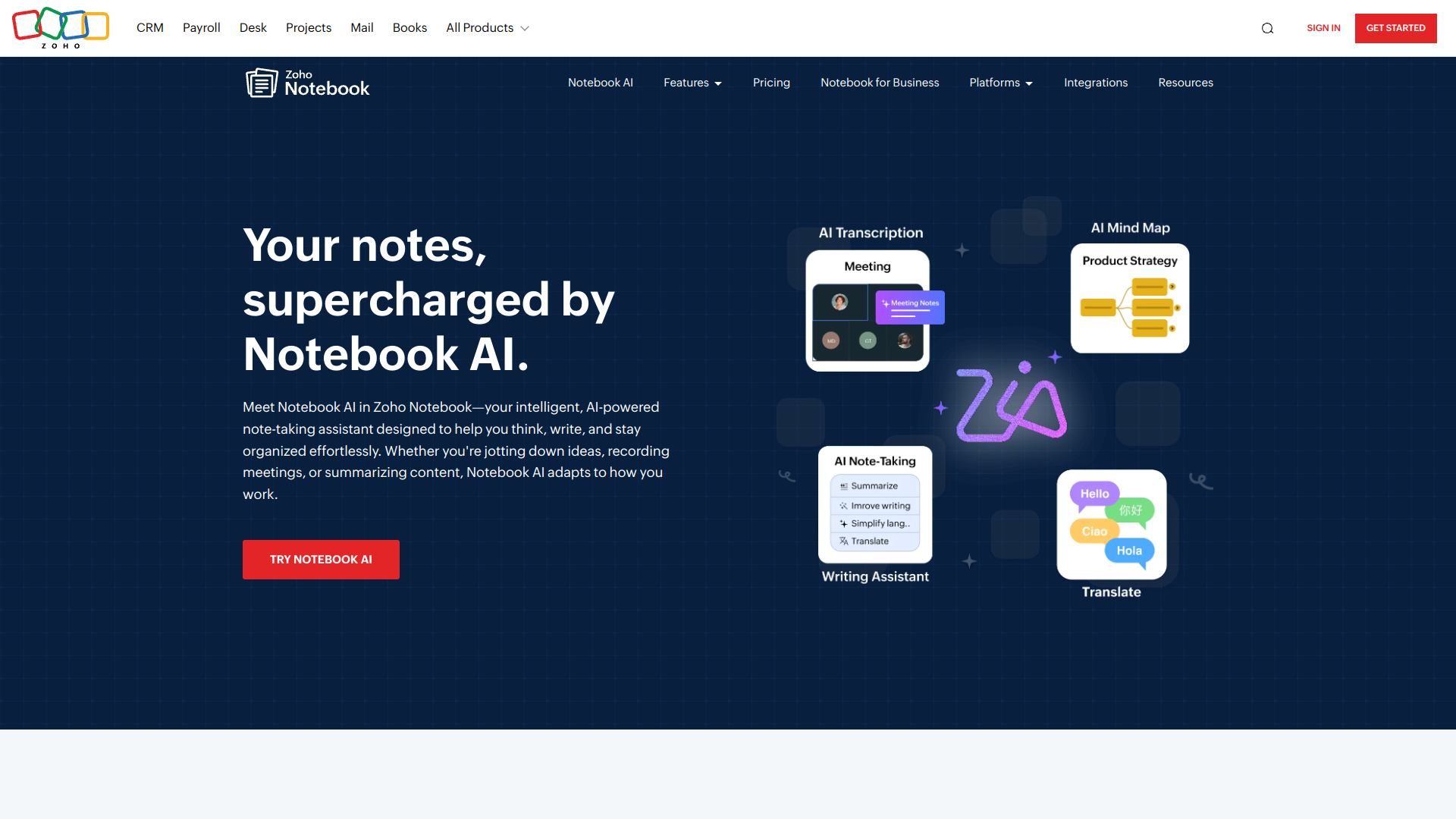 Notebook AI logo